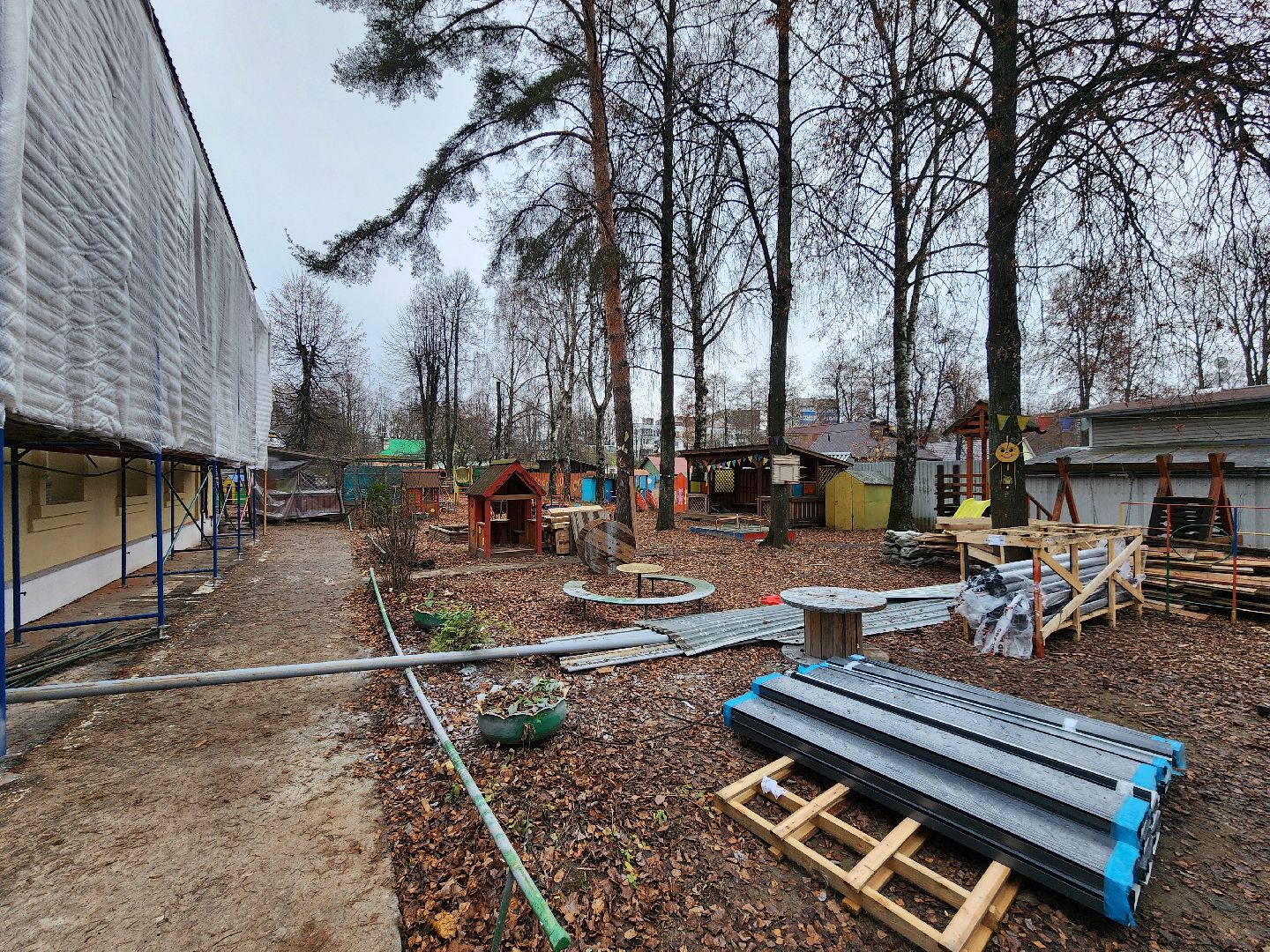 чехов, улица монтажная 8, детский сад, дошкольное отделение, гимназия 2, капитальный ремонт, реконструкция, обновление, капремонт здания, замена кровли, фасадные работы, обновление крыши, утепление фасада, гидроизоляция, чердак, новые перекрытия, внутренняя отделка,инженерные сети, госпрограмма московской области,