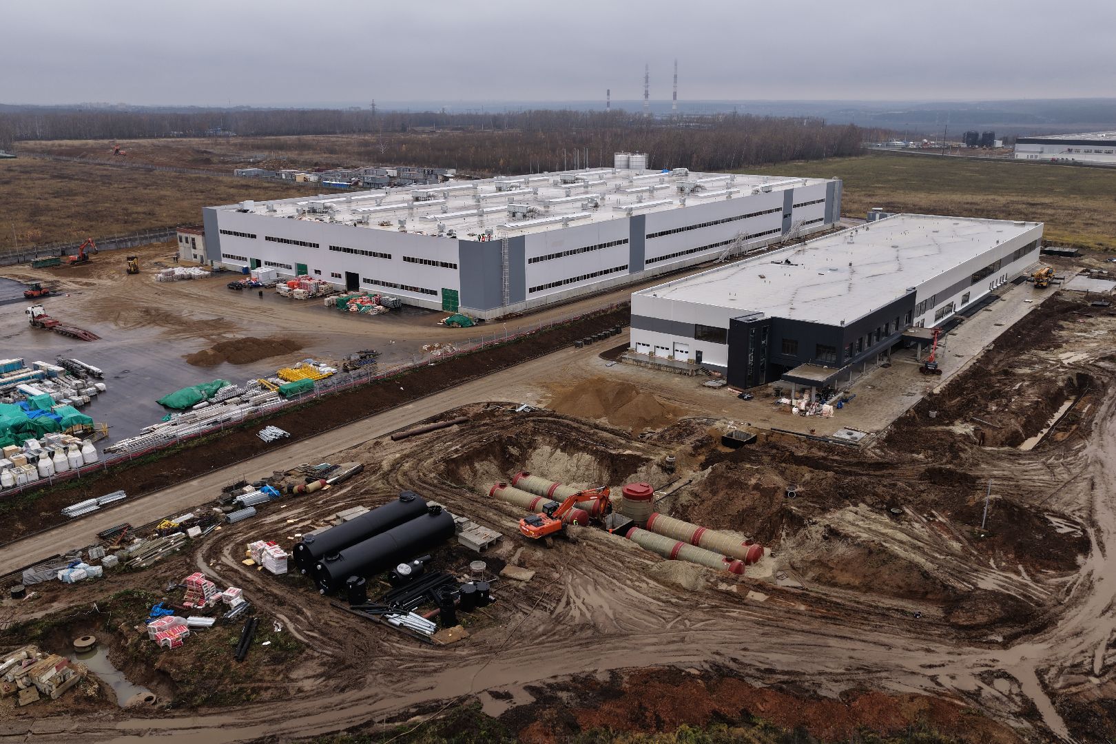 видео с коптера, производство домокомплектов в кашире, завод в кашире,