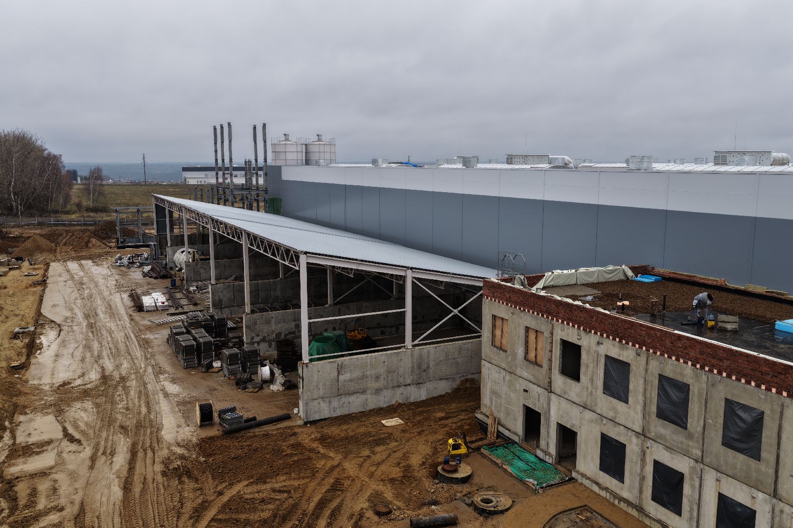 видео с коптера, производство домокомплектов в кашире, завод в кашире,