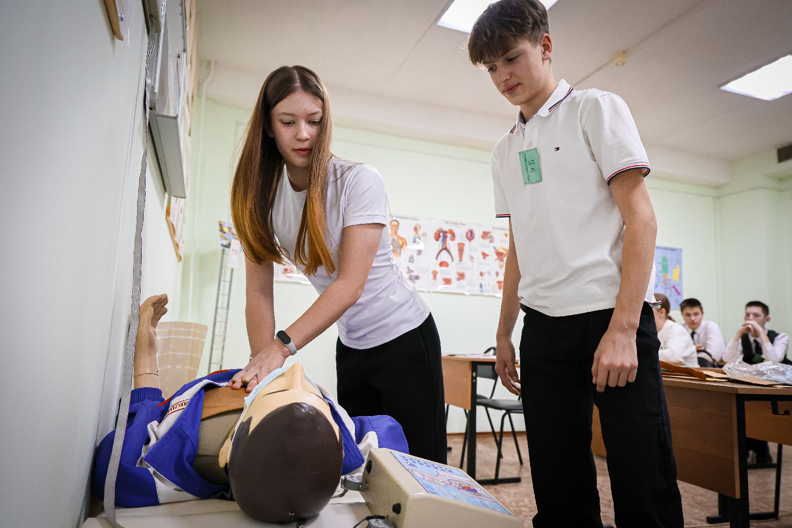 клин, школьники, медицина, образование, профориентация, скорая медицинская помощь,
