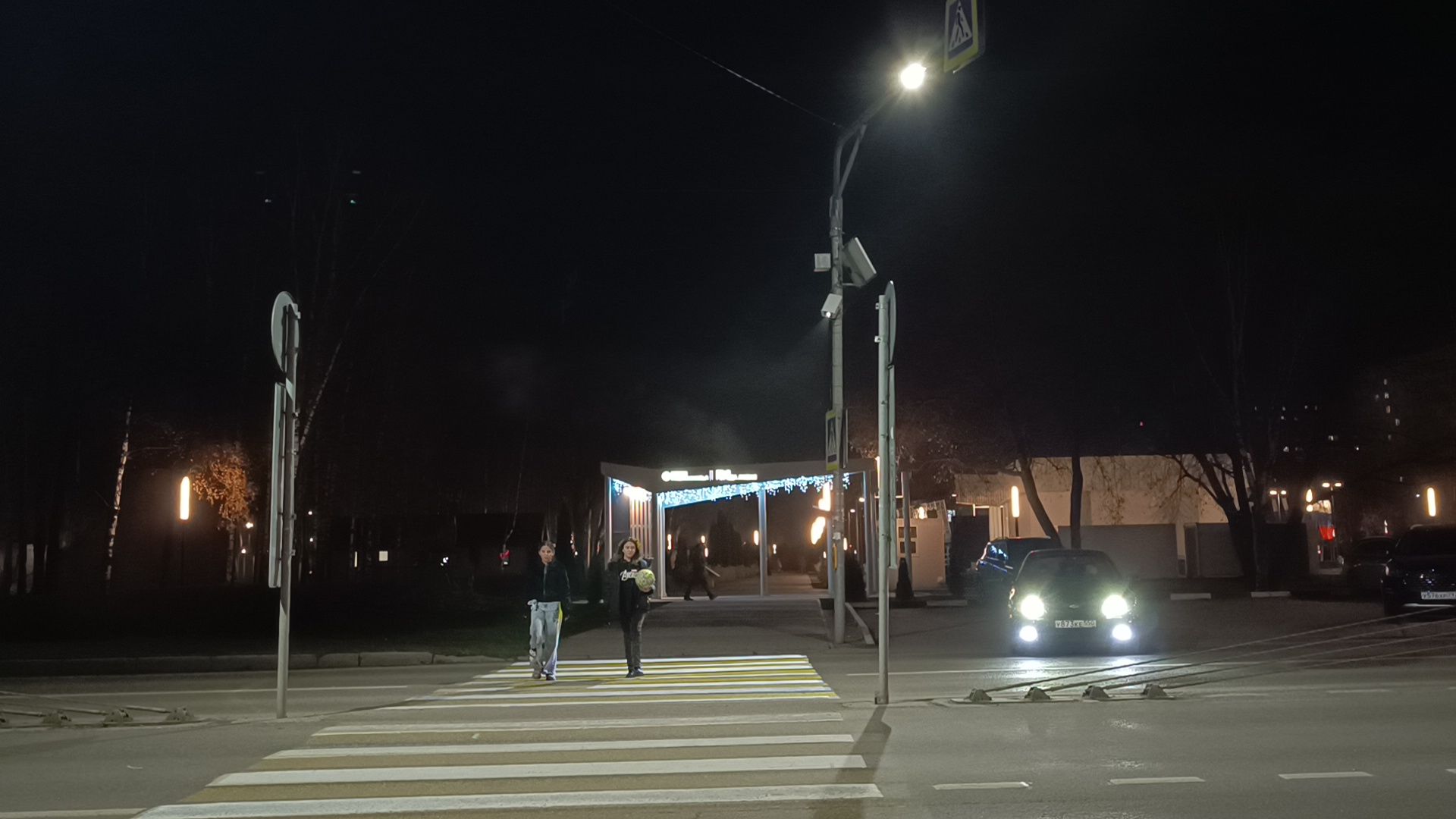 пешеходная разметка, лобня, транспорт,