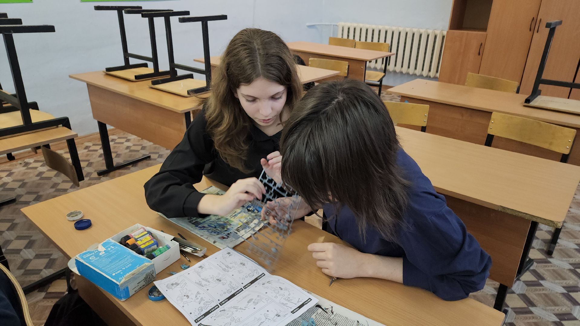 кашира, школа, диорама, афганская война, чеченская война, школьный музей,