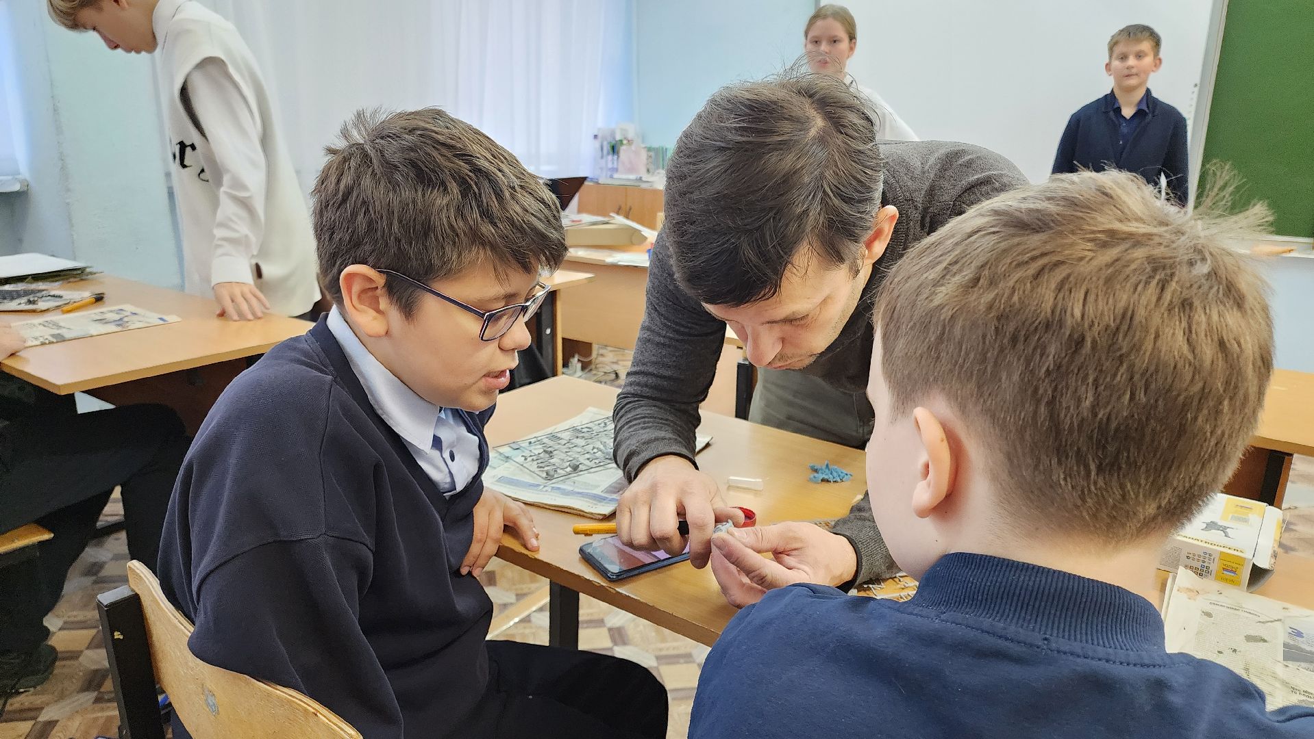 кашира, школа, диорама, афганская война, чеченская война, школьный музей,