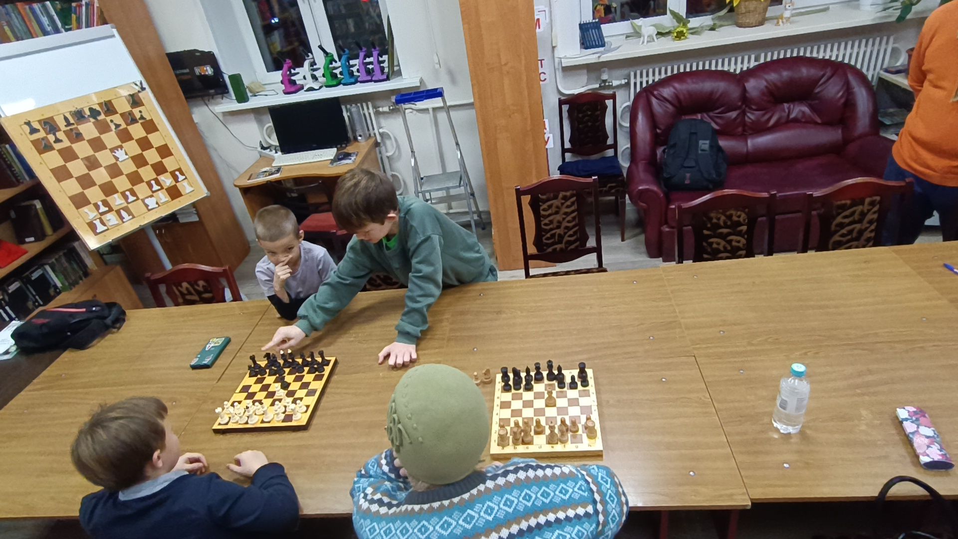 шахматы, лобня, библиотека,
