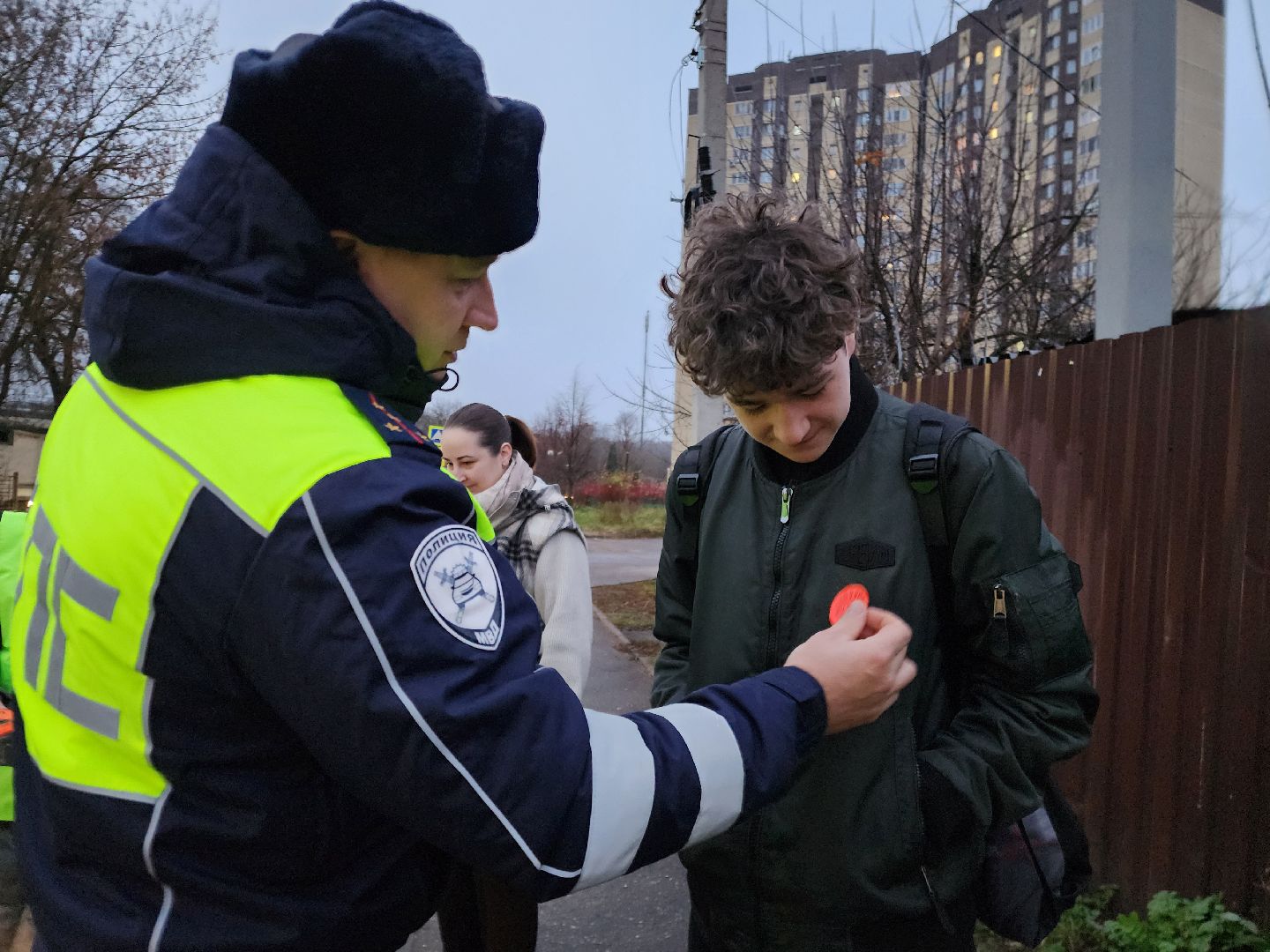 ногинск, жители, акция, школа, дети, пдд, засветись,