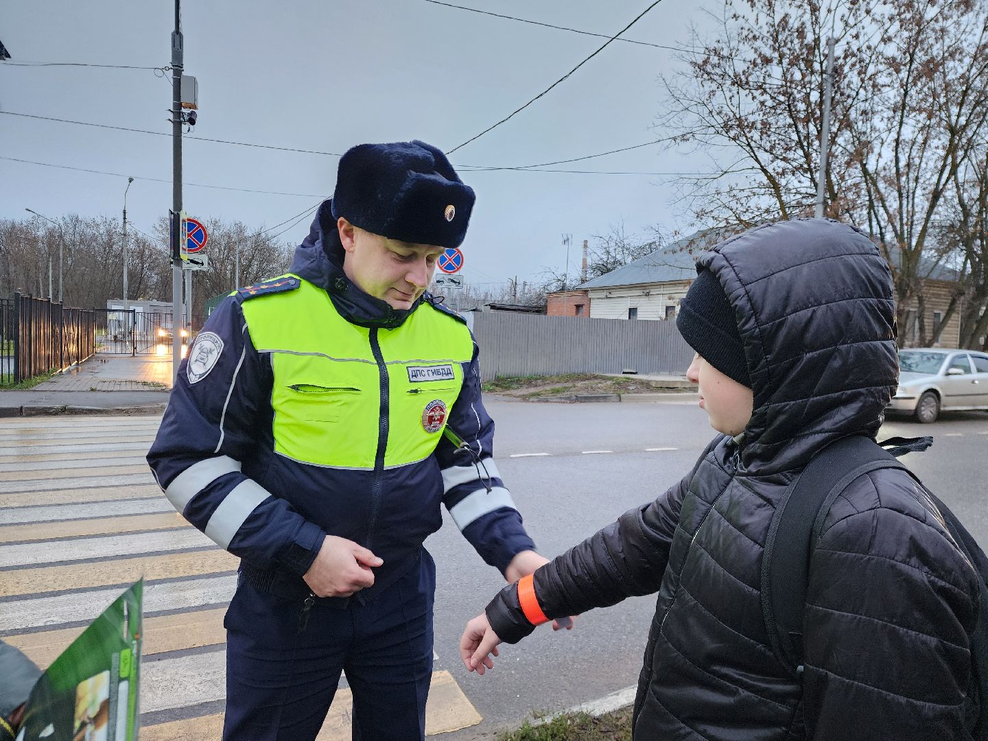 ногинск, жители, акция, школа, дети, пдд, засветись,