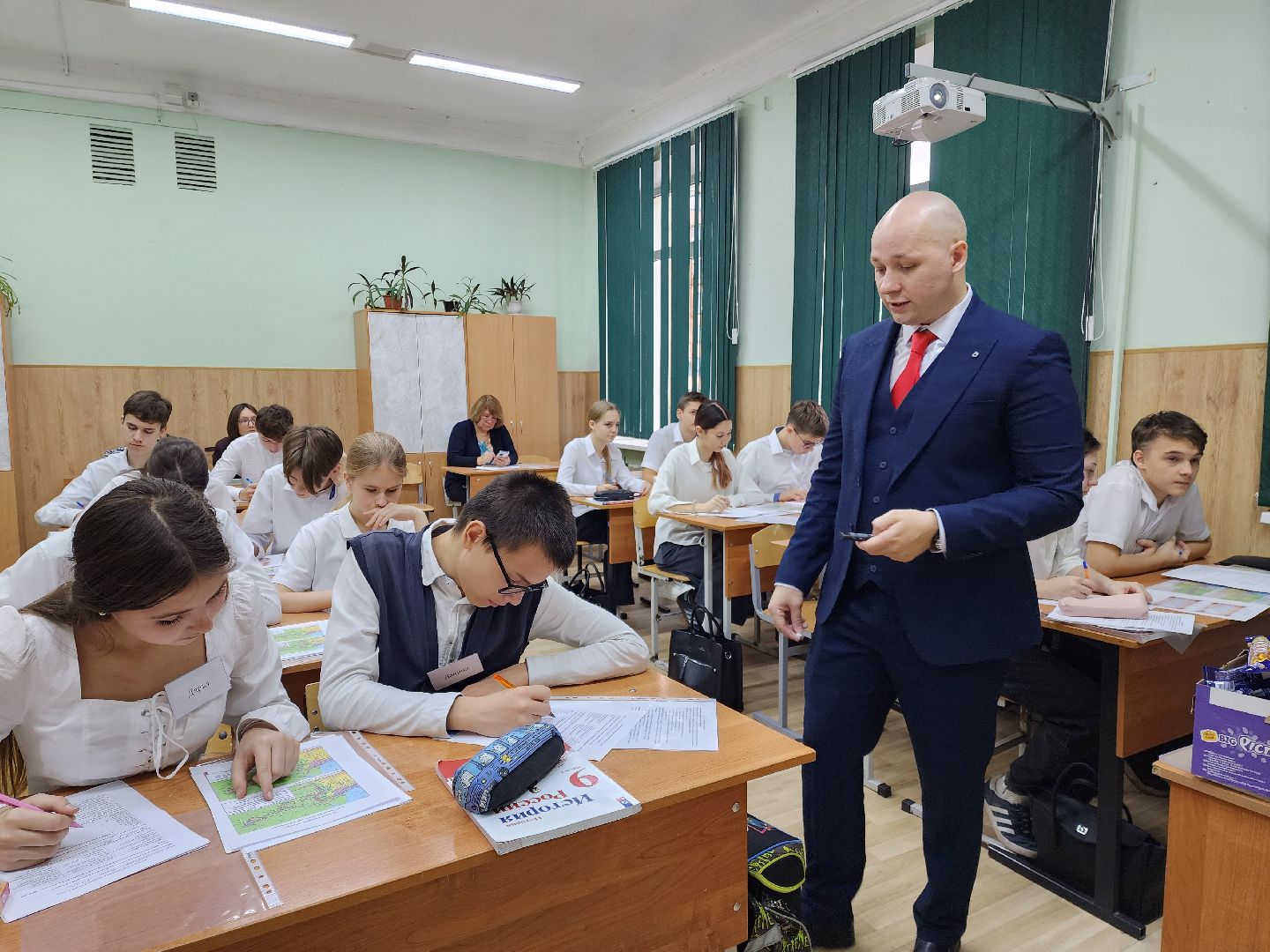 раменское, образование, конкурс учитель года, отборочный тур, открытый урок по истории в раменской школе 5,