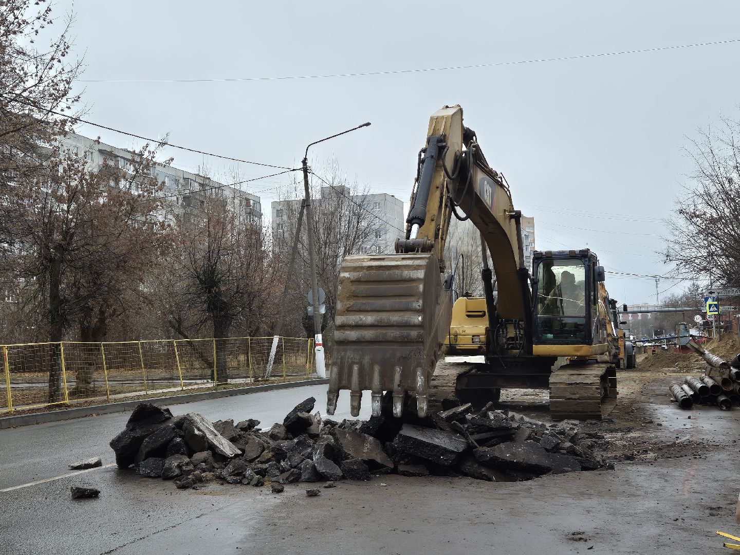 ремонт канализационного трубопровода, орехово-зуево,