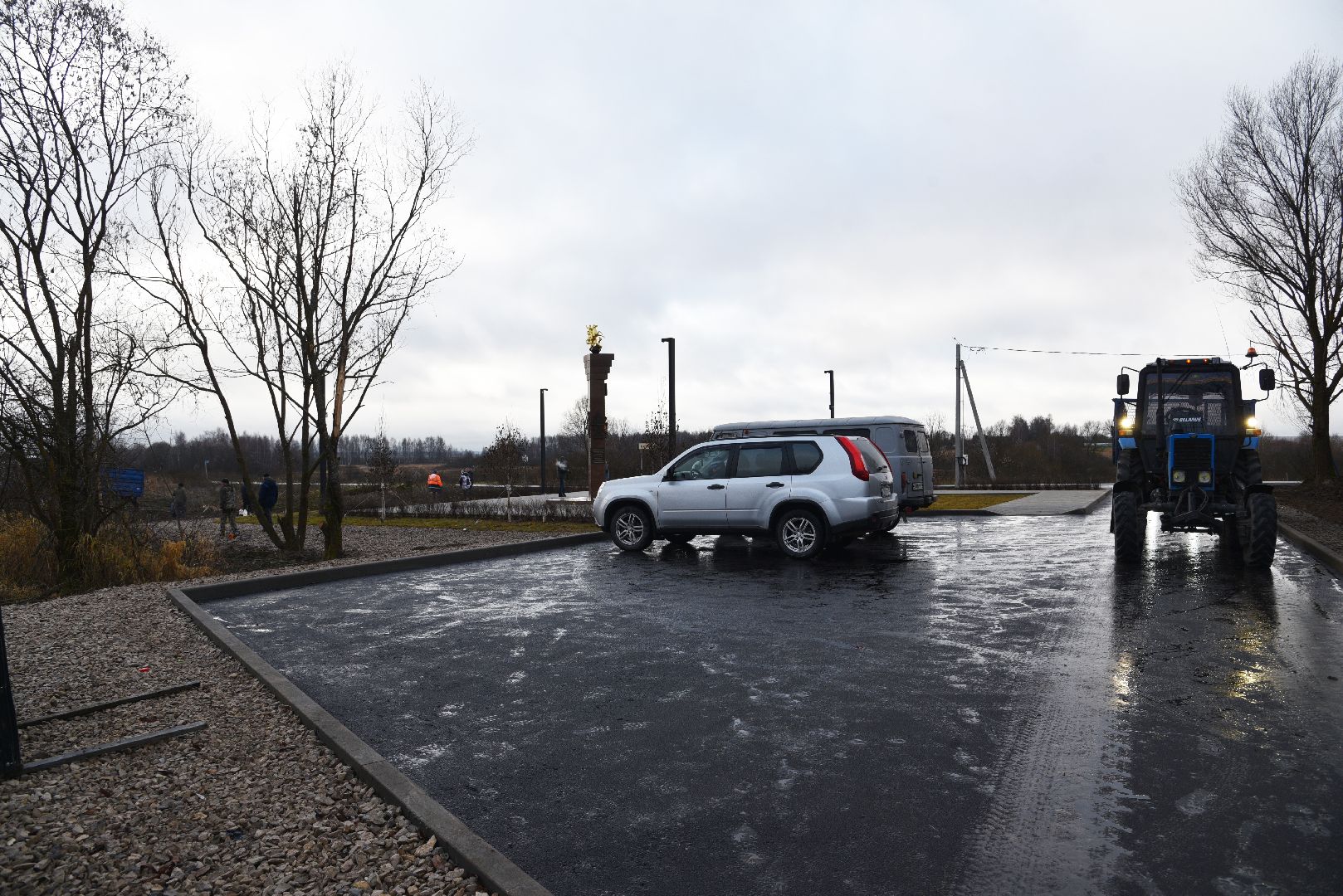 лотошино, калицино, благоустройство, населенный пункт воинской доблести, стела,