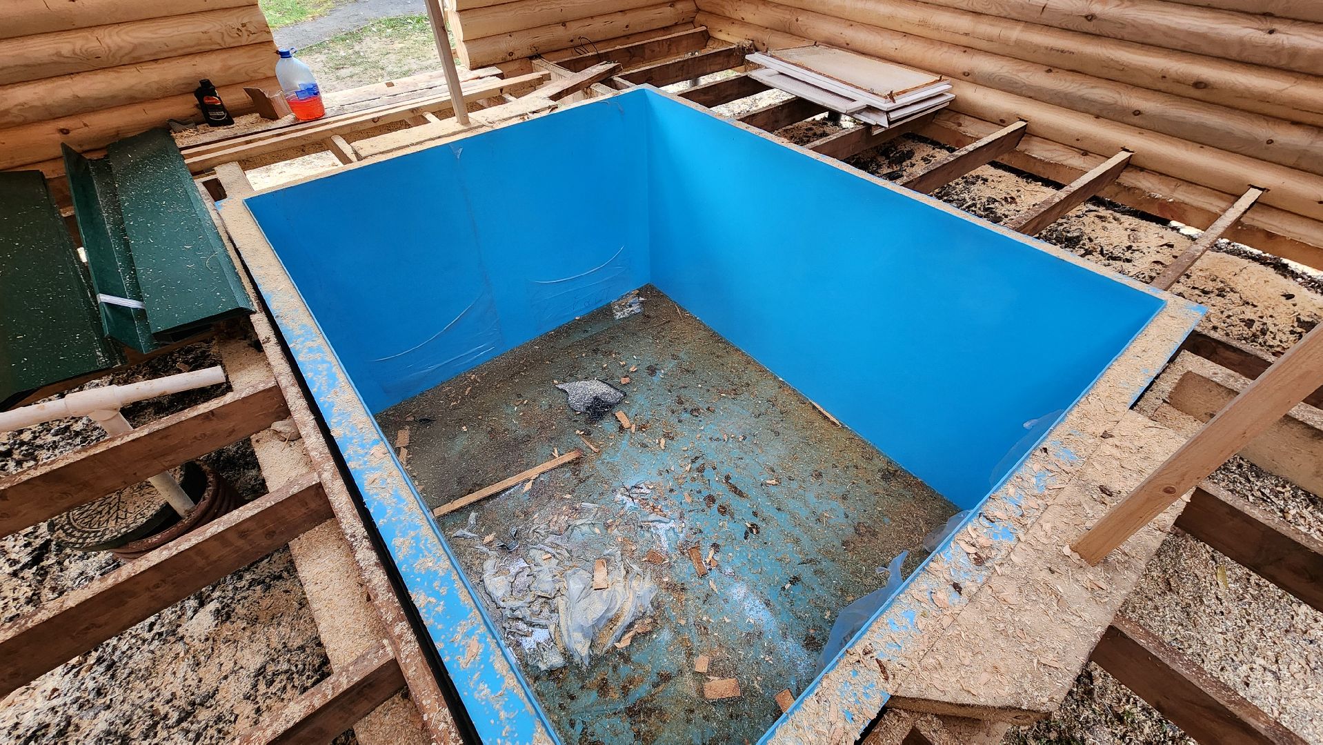 Парк Киово , Лобня, Купель, Строительство ,