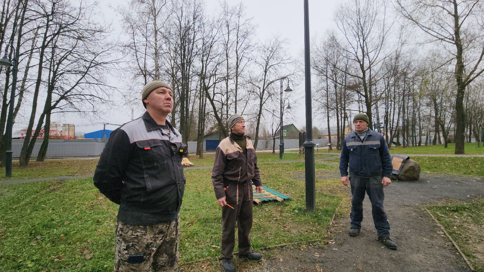 Парк Киово , Лобня, Купель, Строительство ,