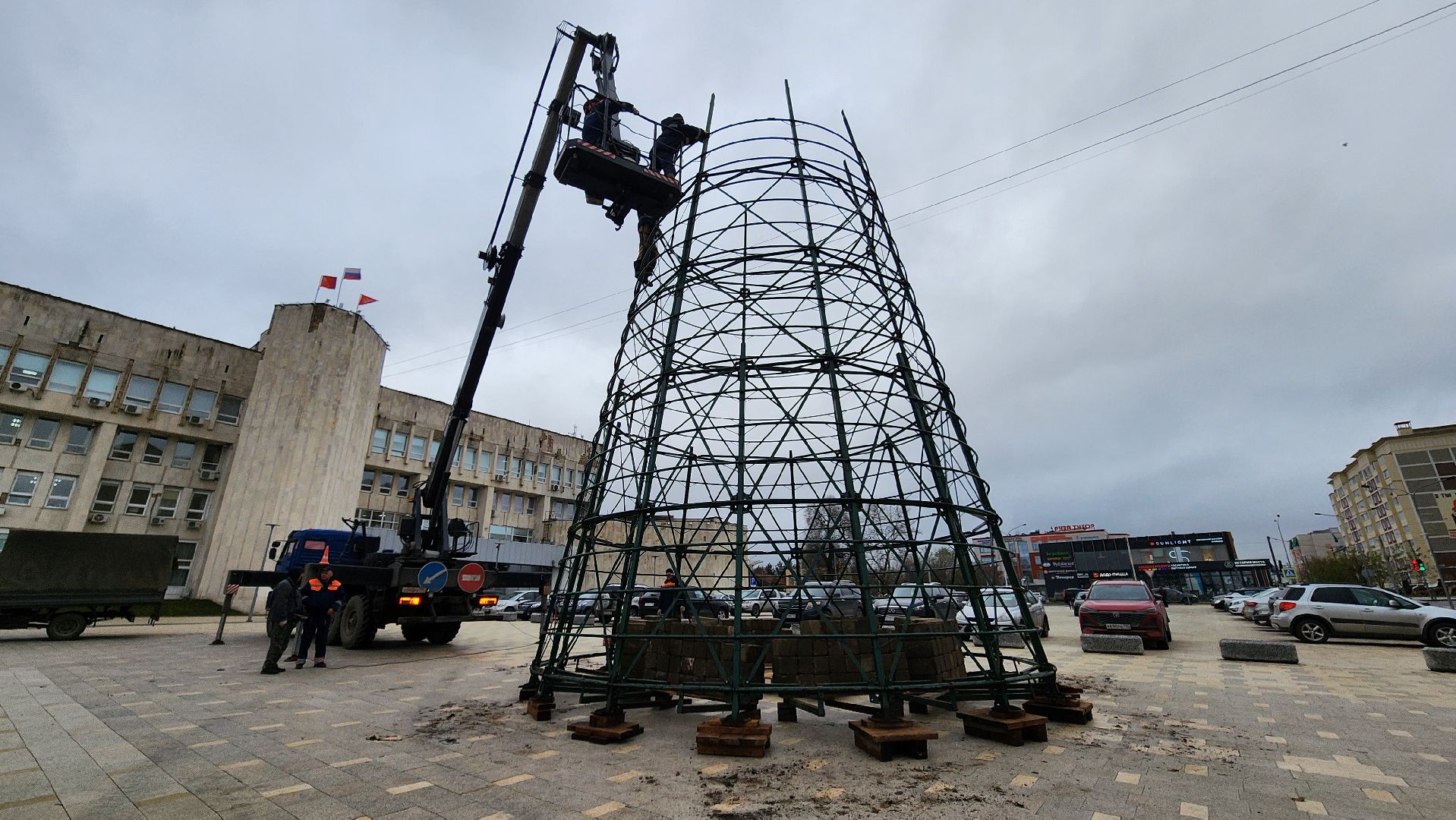 Руза , Новый год, украшение к новому году,благоустройство,