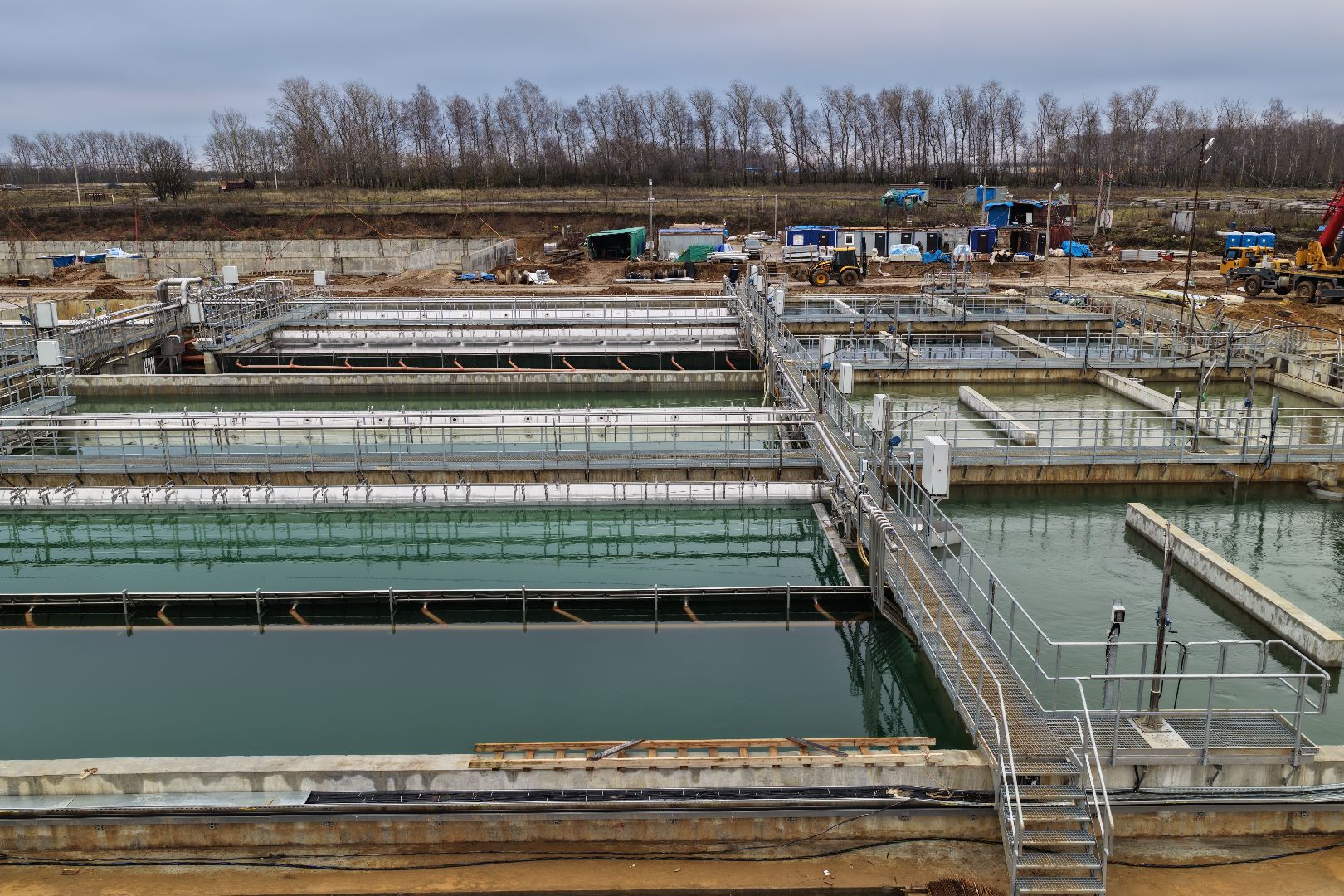 видео с коптера, очистные в кашире, новые очистные сооружения,