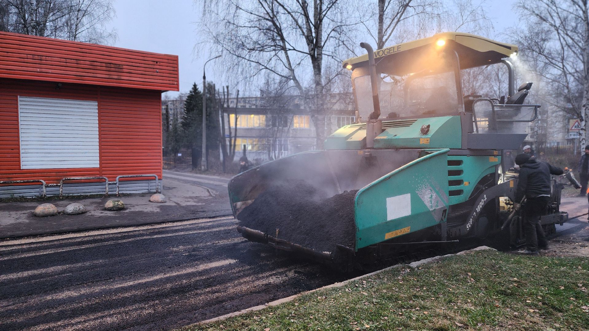 клин, улица карла маркса, новый асфальт, дороги,