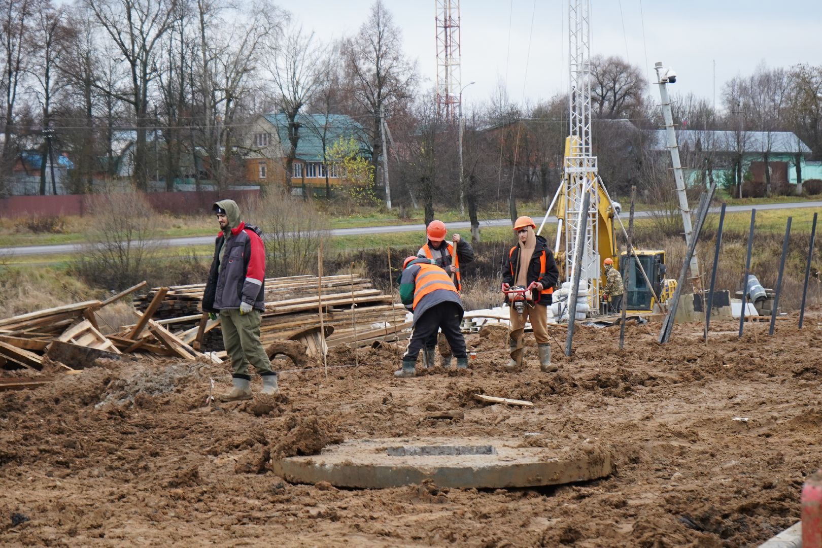 Михнево, строительство, подстанция скорой помощи,