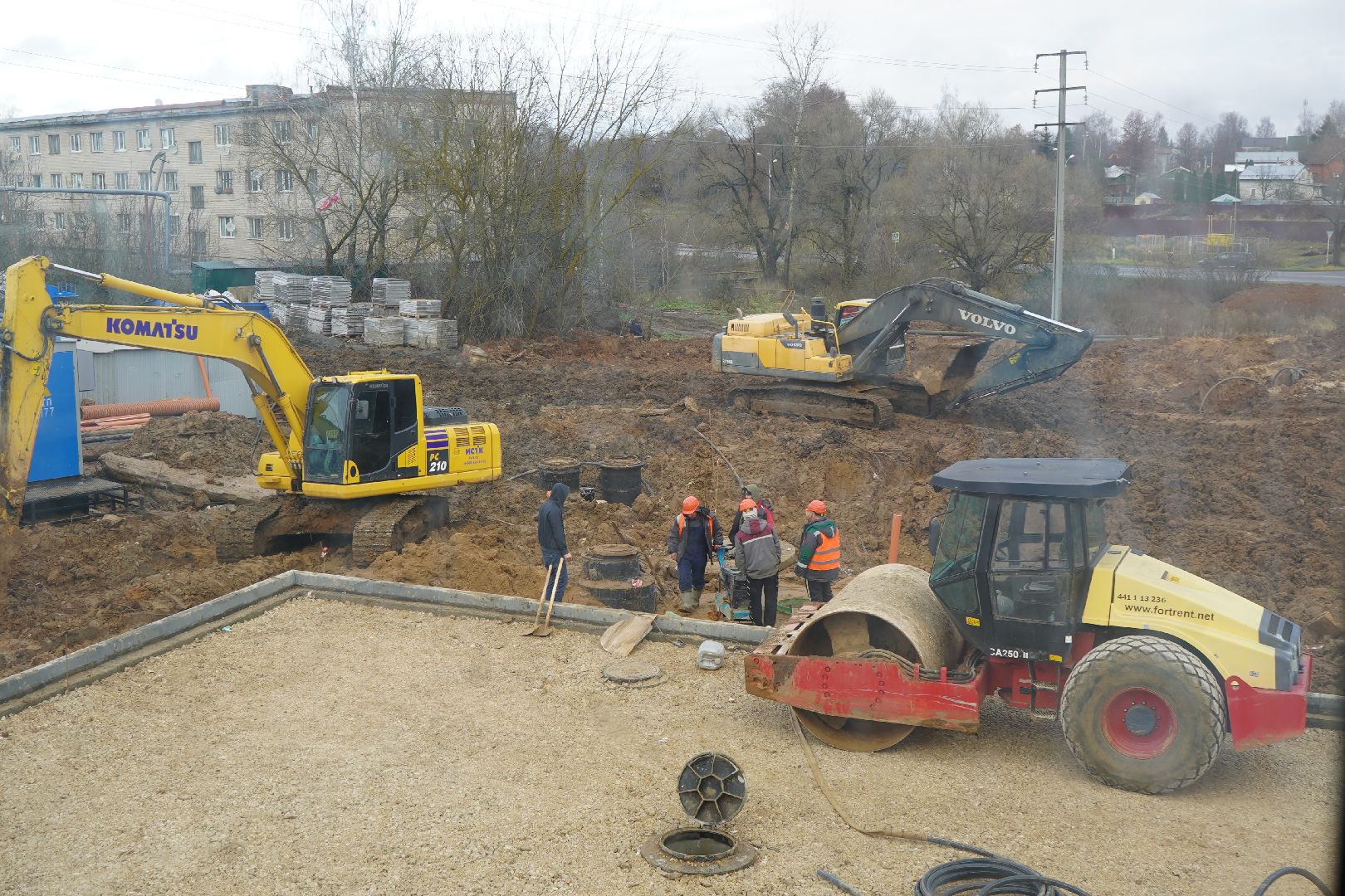 Михнево, строительство, подстанция скорой помощи,