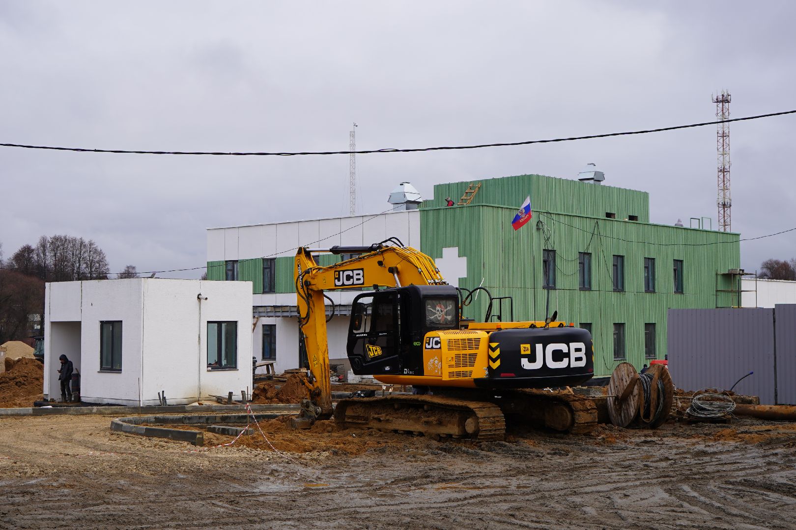 Михнево, строительство, подстанция скорой помощи,