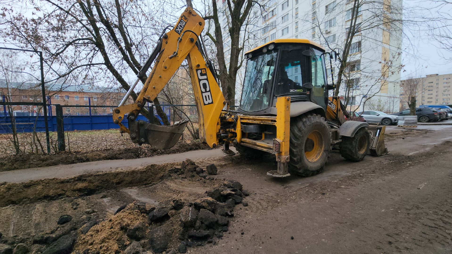 установка бордюров, Лобня, пешеходные тротуары, Благоустройство ,