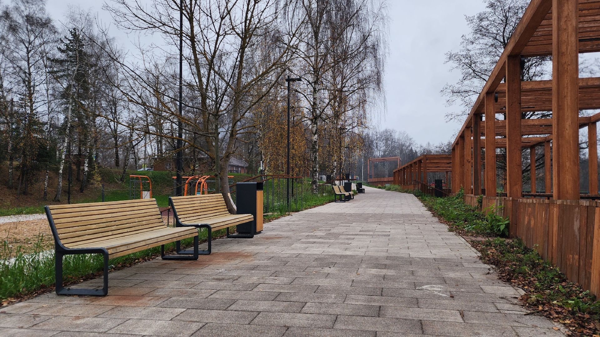 благоустройство,  жкх, уборка, дворник, лосино-петровский, парк,