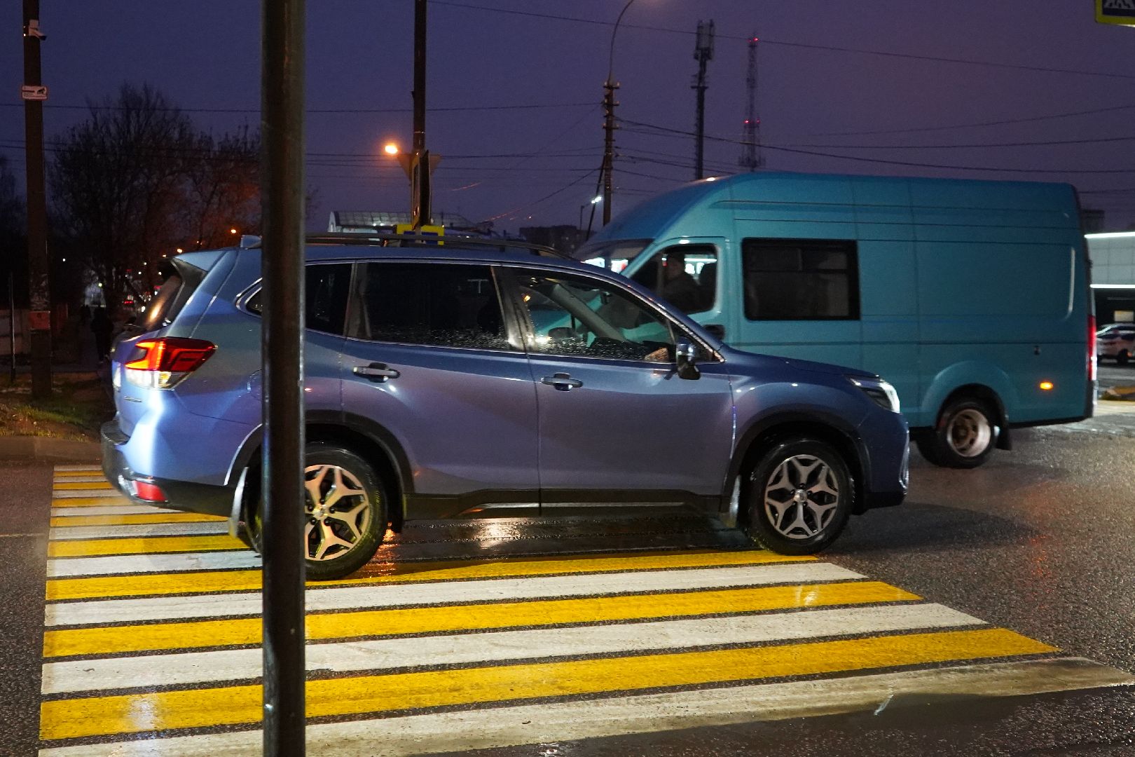 дороги, проекционная разметка, ступино, переход,