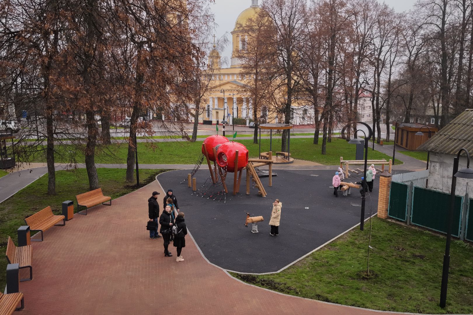 видео с коптера, благоустройство в кашире, благоустройство 2025, улица советская кашира,