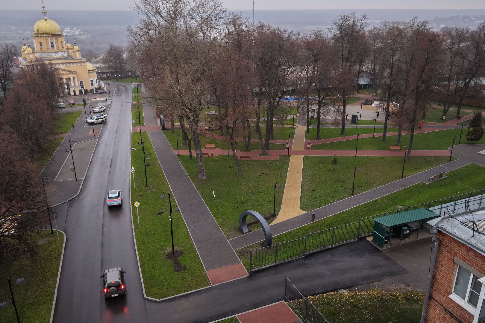 видео с коптера, благоустройство в кашире, благоустройство 2025, улица советская кашира,