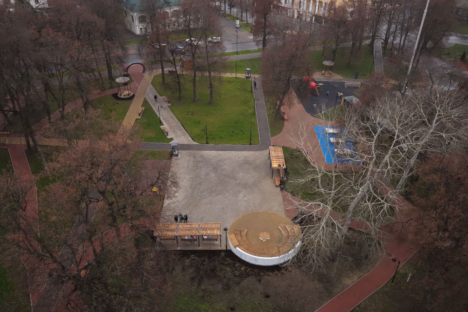 видео с коптера, благоустройство в кашире, благоустройство 2025, улица советская кашира,