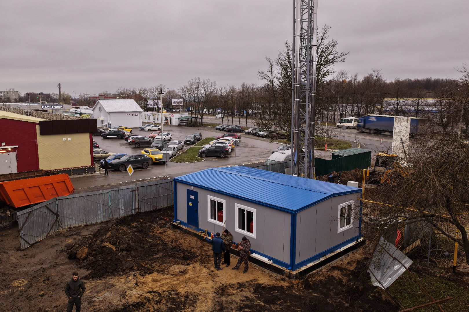 видео с коптера, котельная в кашире, котельная на улице коммунистическая,