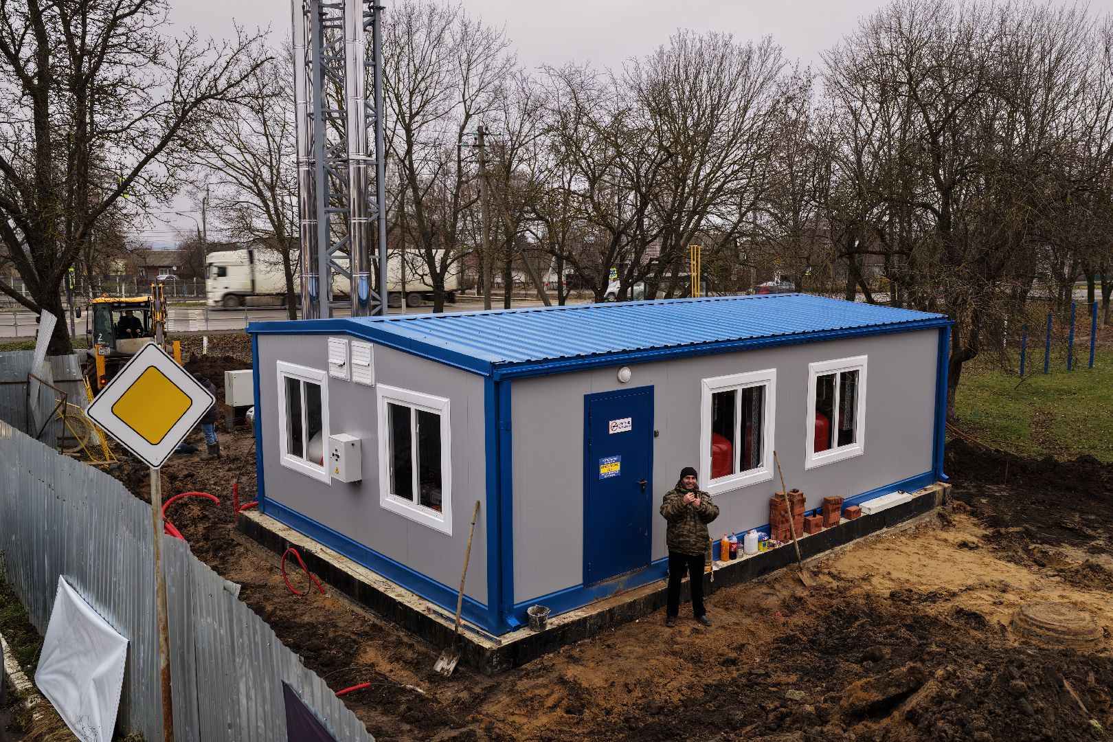 видео с коптера, котельная в кашире, котельная на улице коммунистическая,