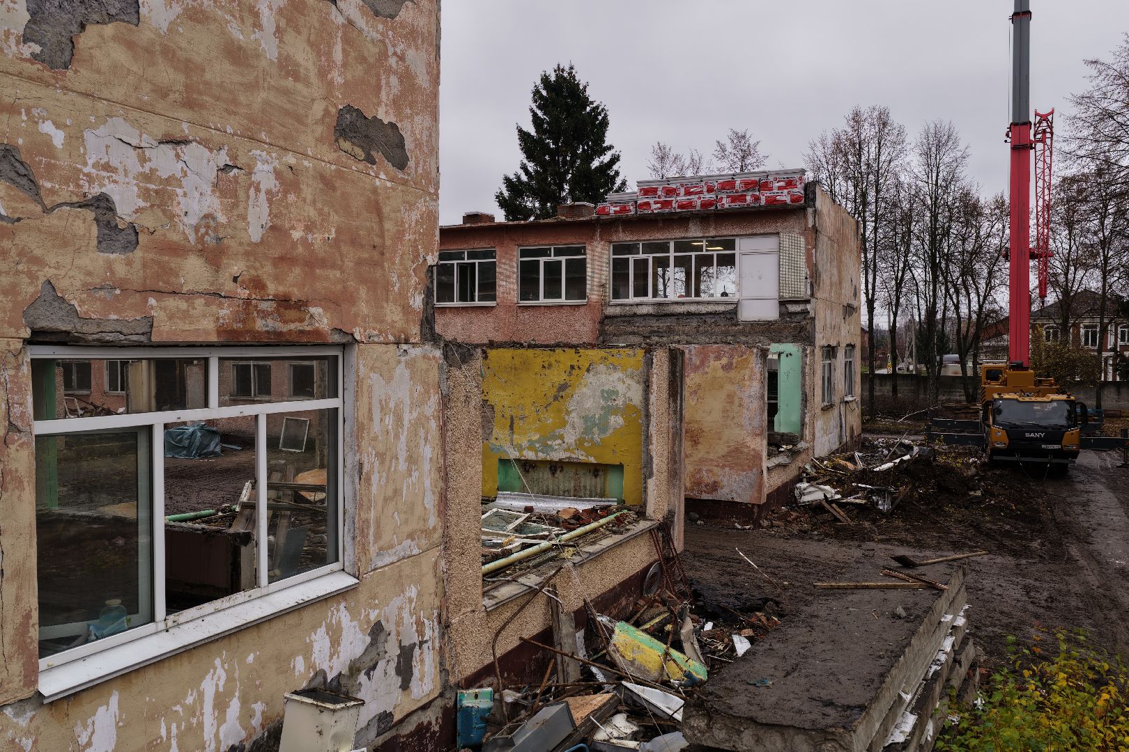 видео с коптера, детский сад 13 в кашире, капремонт детского сада в кашире,
