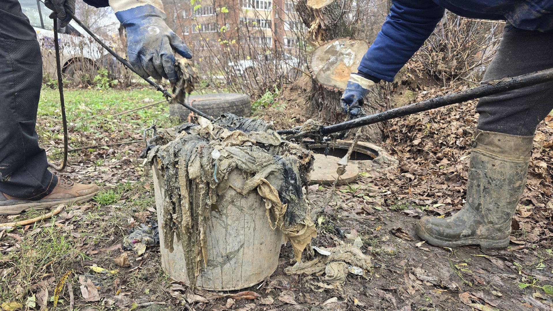 Воскресенск,засор канализации, несмывай,
