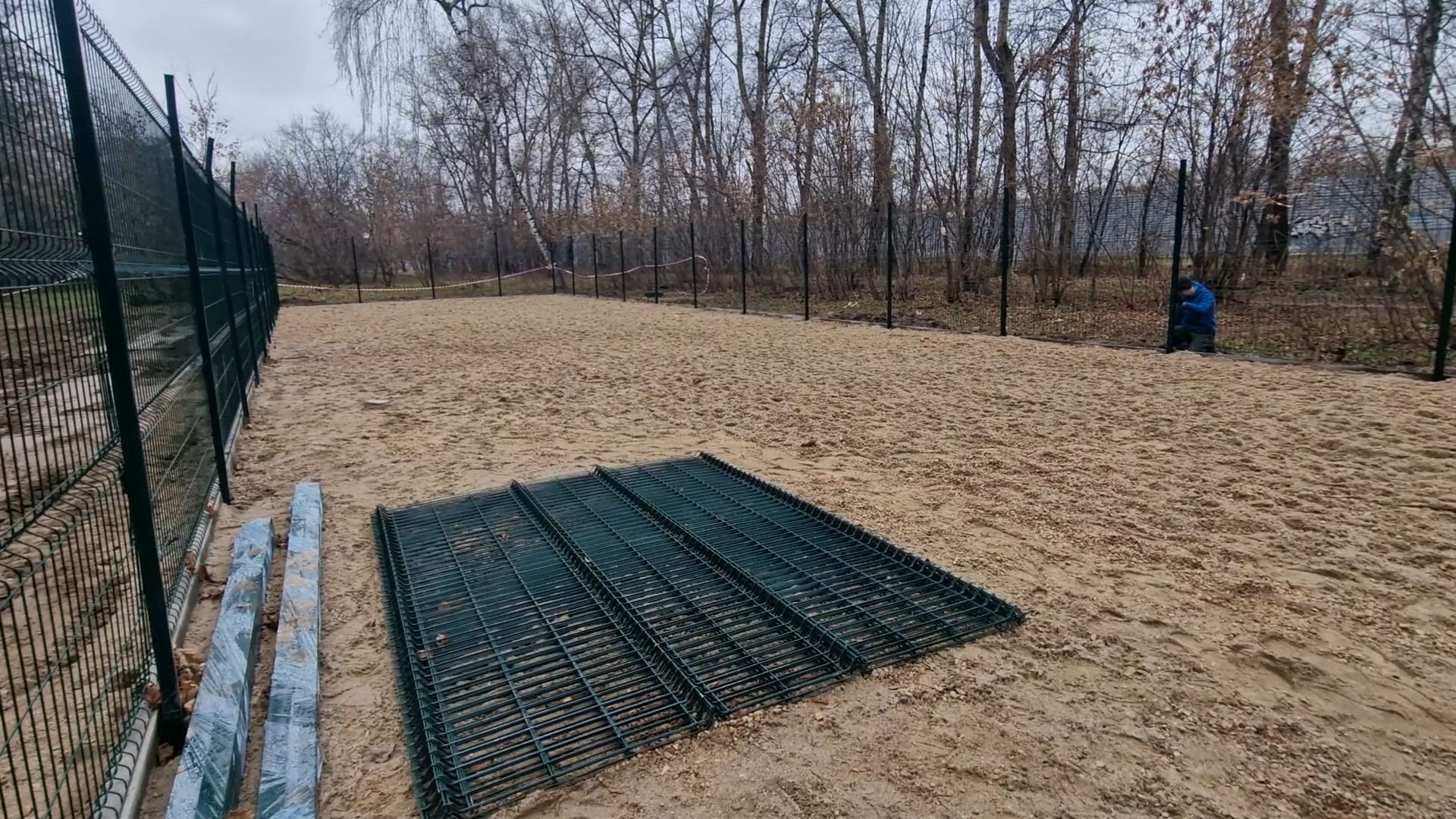Площадку для выгула собак в микрорайоне Южном Балашихи готовят к открытию, балашиха, благоустройство балашиха,