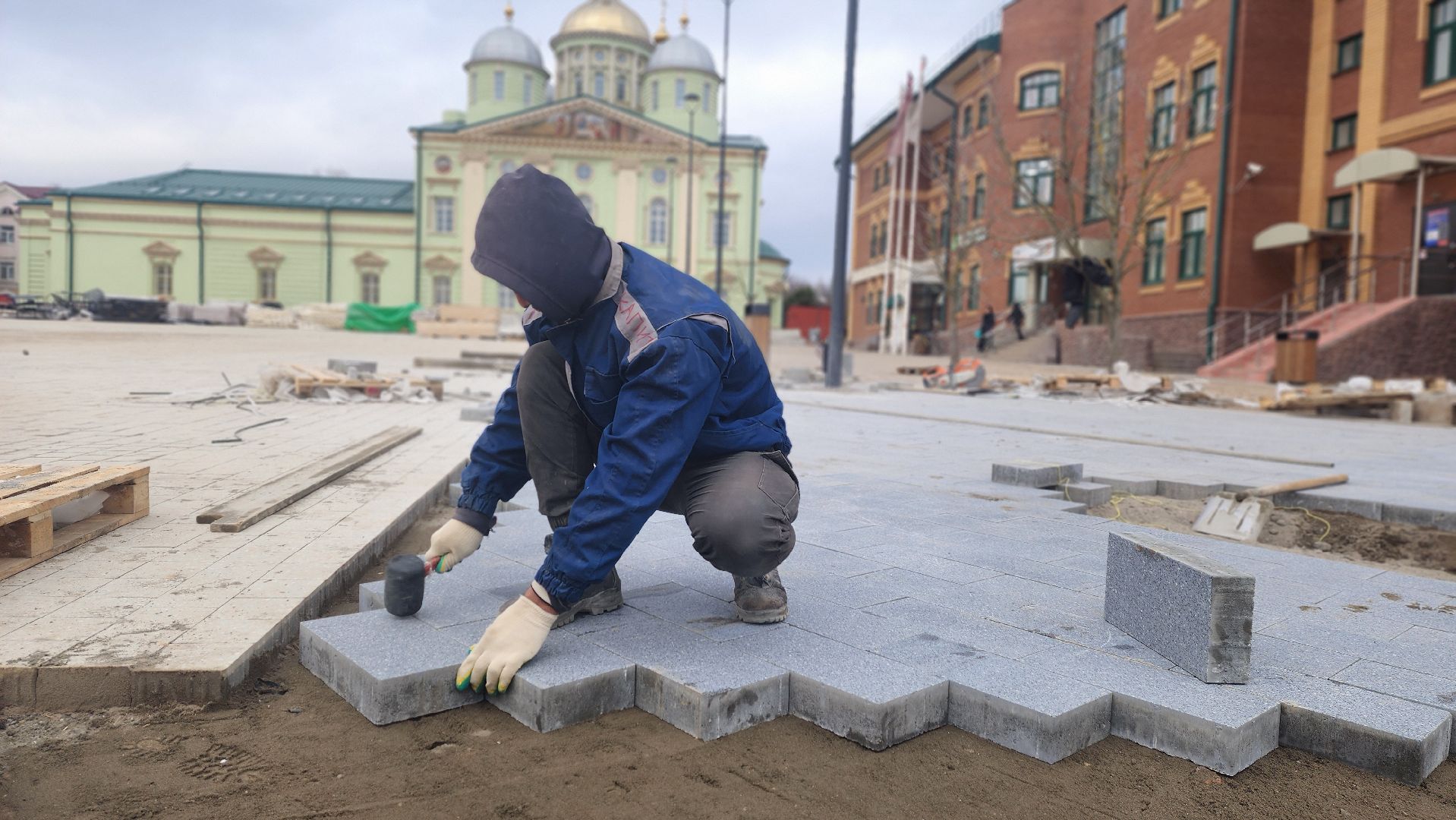 клин, благоустройство, советская площадь, папивинский бульвар,
