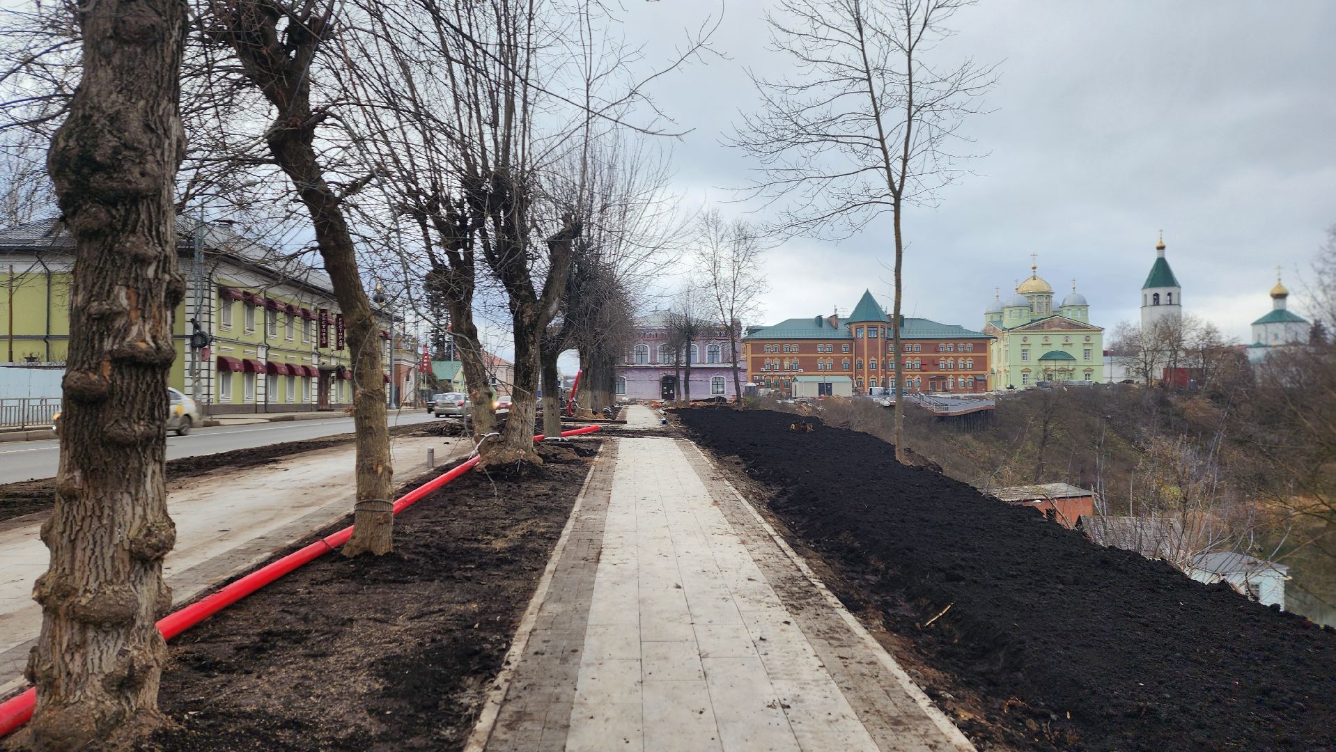 клин, благоустройство, советская площадь, папивинский бульвар,
