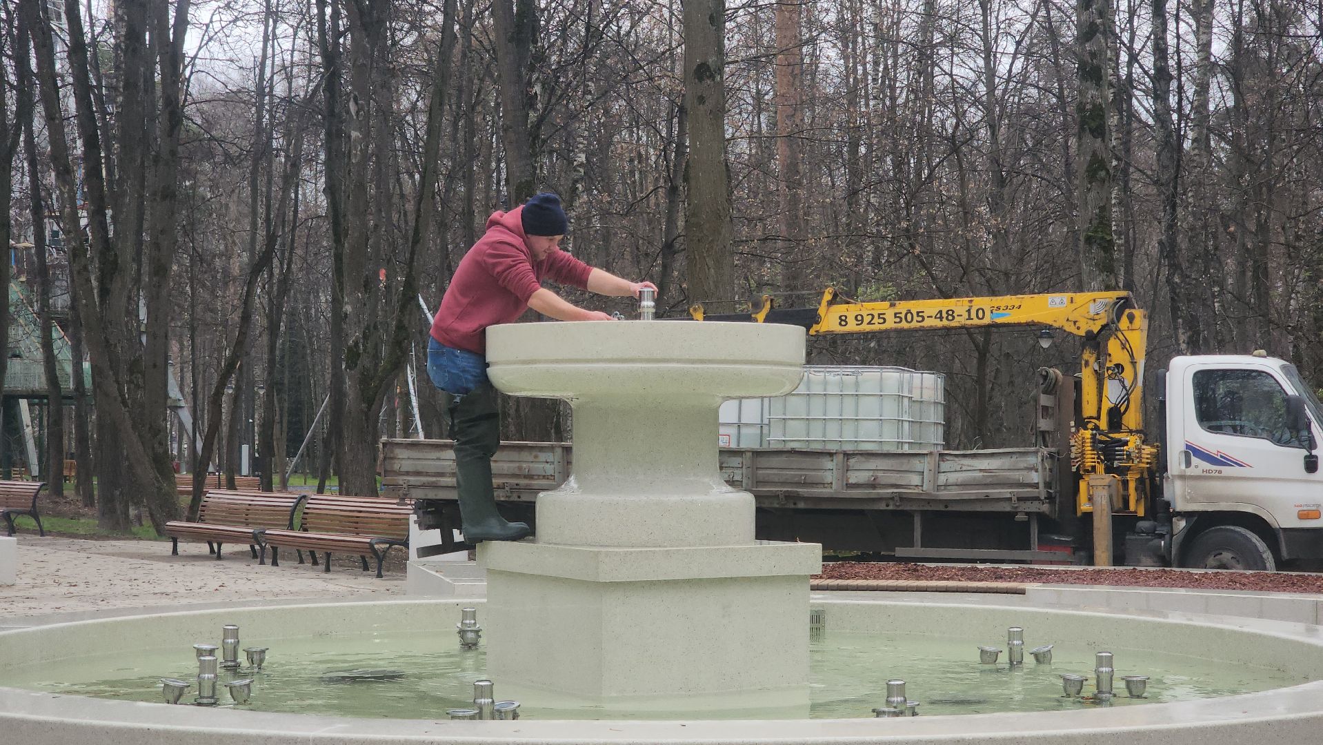 городской парк, новый фонтан, красногорск,