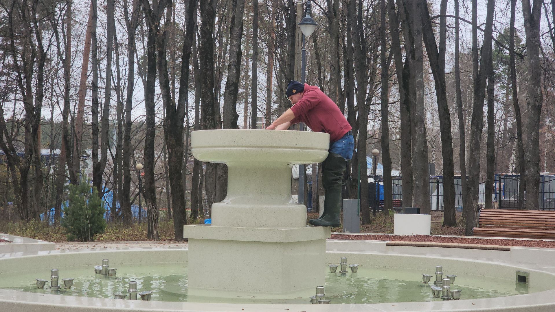 городской парк, новый фонтан, красногорск,