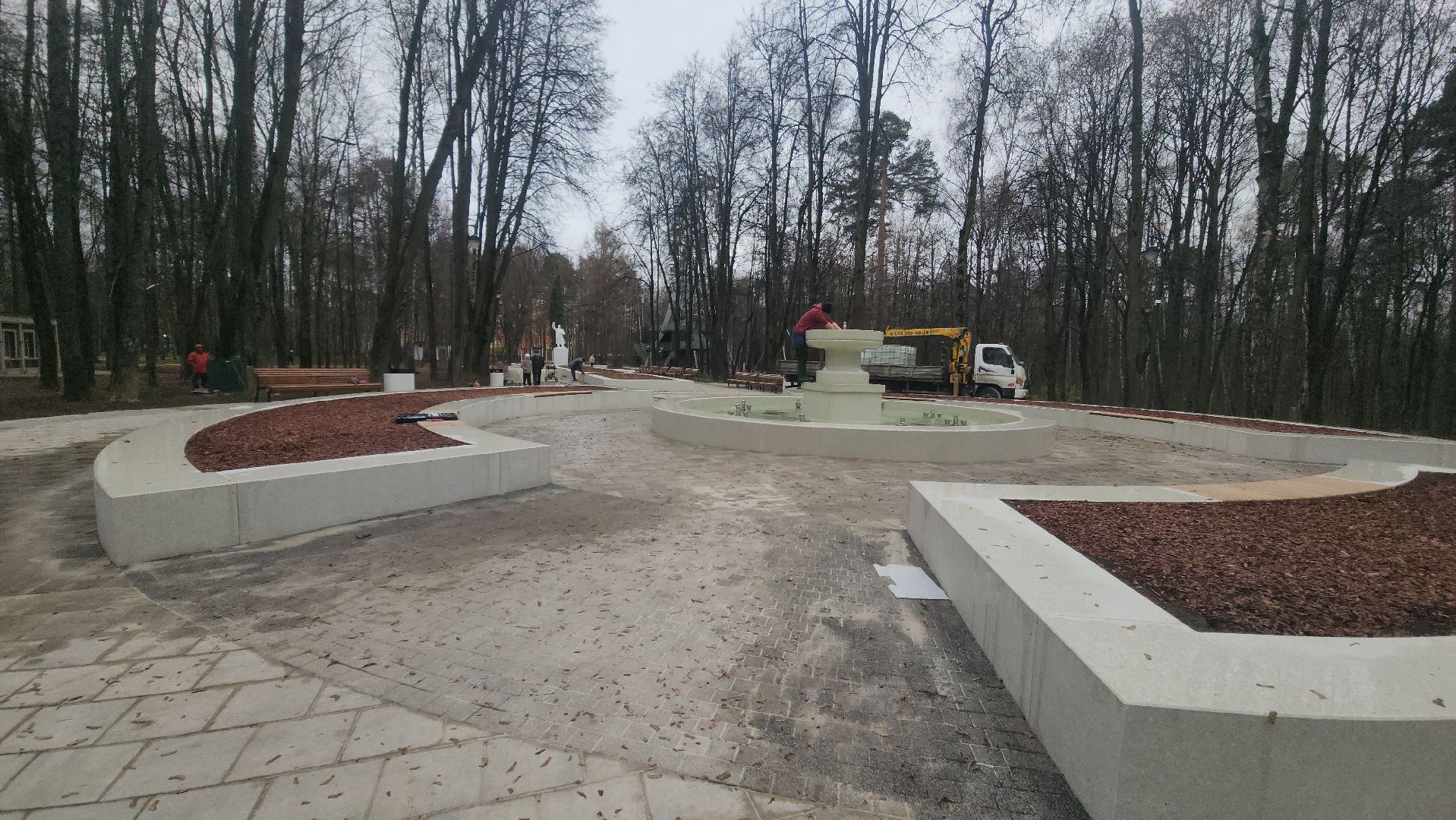 городской парк, новый фонтан, красногорск,