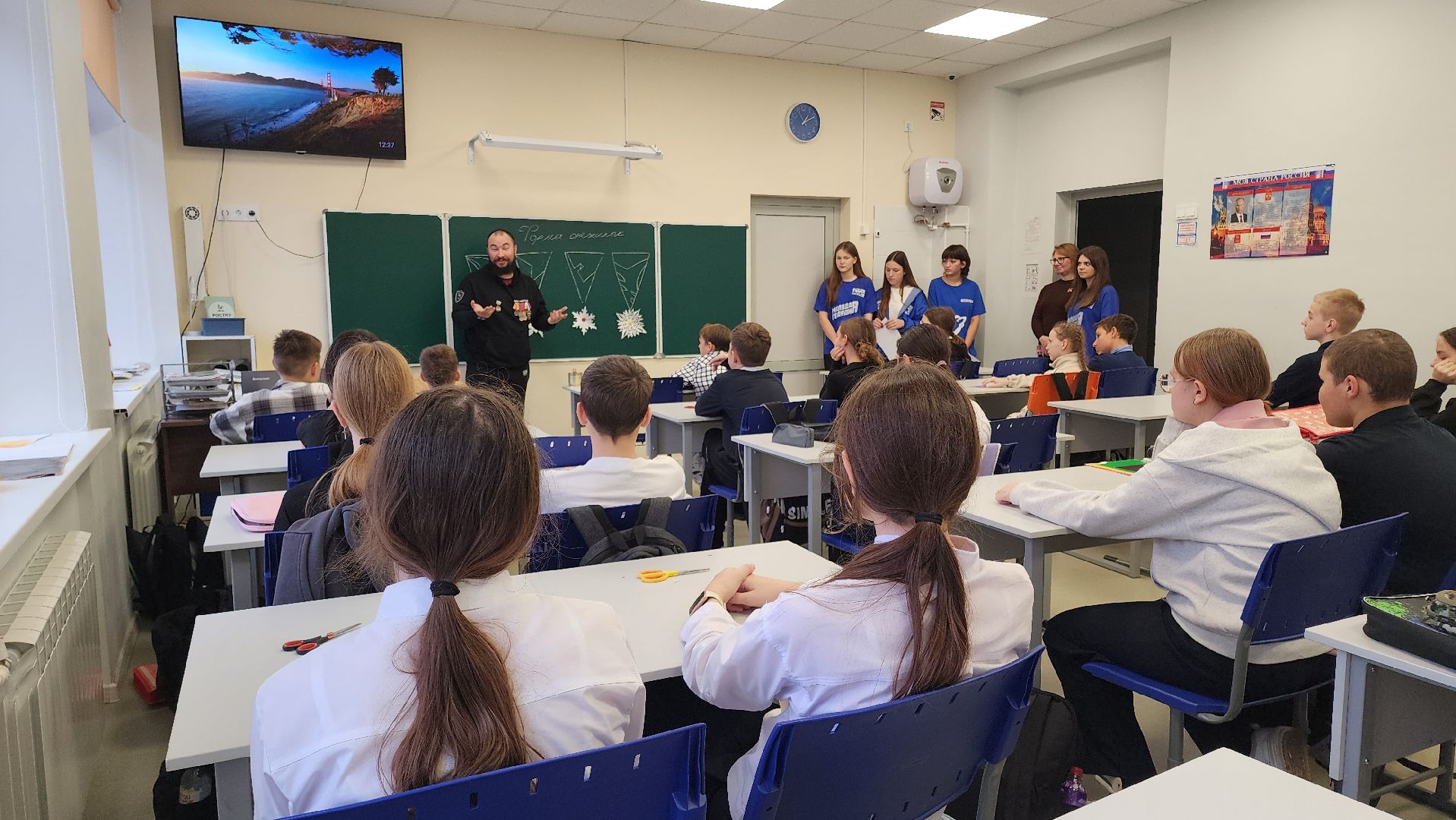 кашира, школа, дети, сво, гуманитарная помощь, новый год,