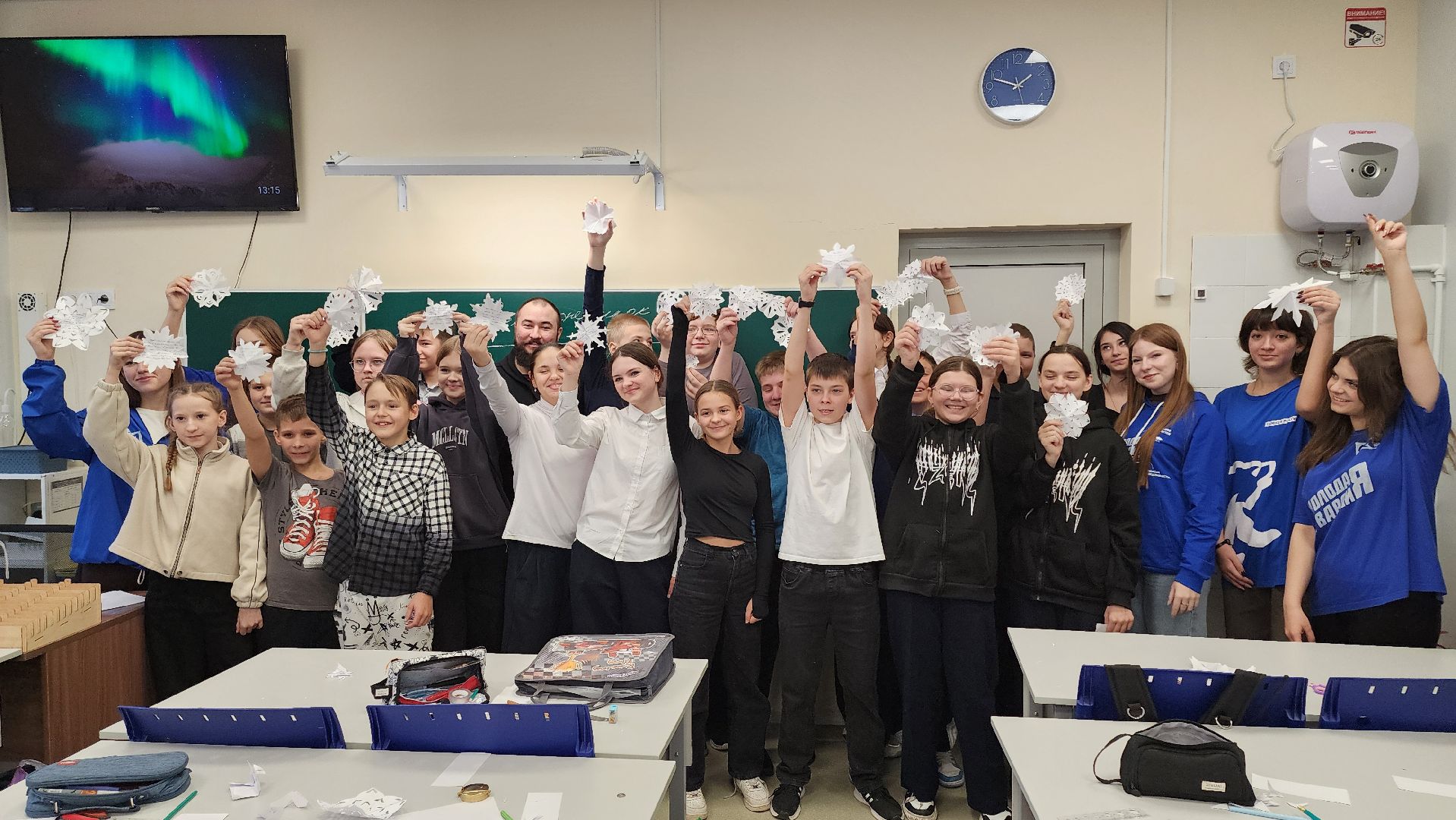 кашира, школа, дети, сво, гуманитарная помощь, новый год,