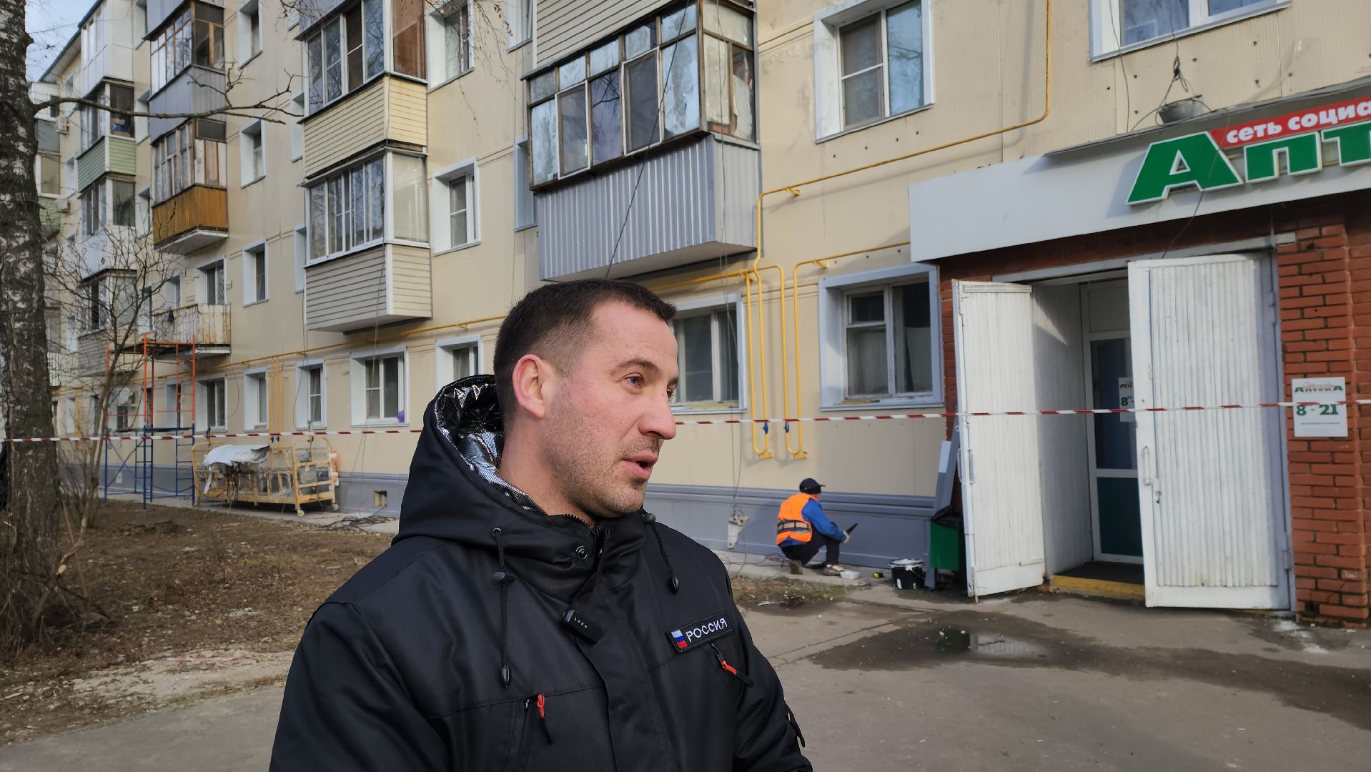 серпухов, поселок большевик, капитальный ремонт фасада,