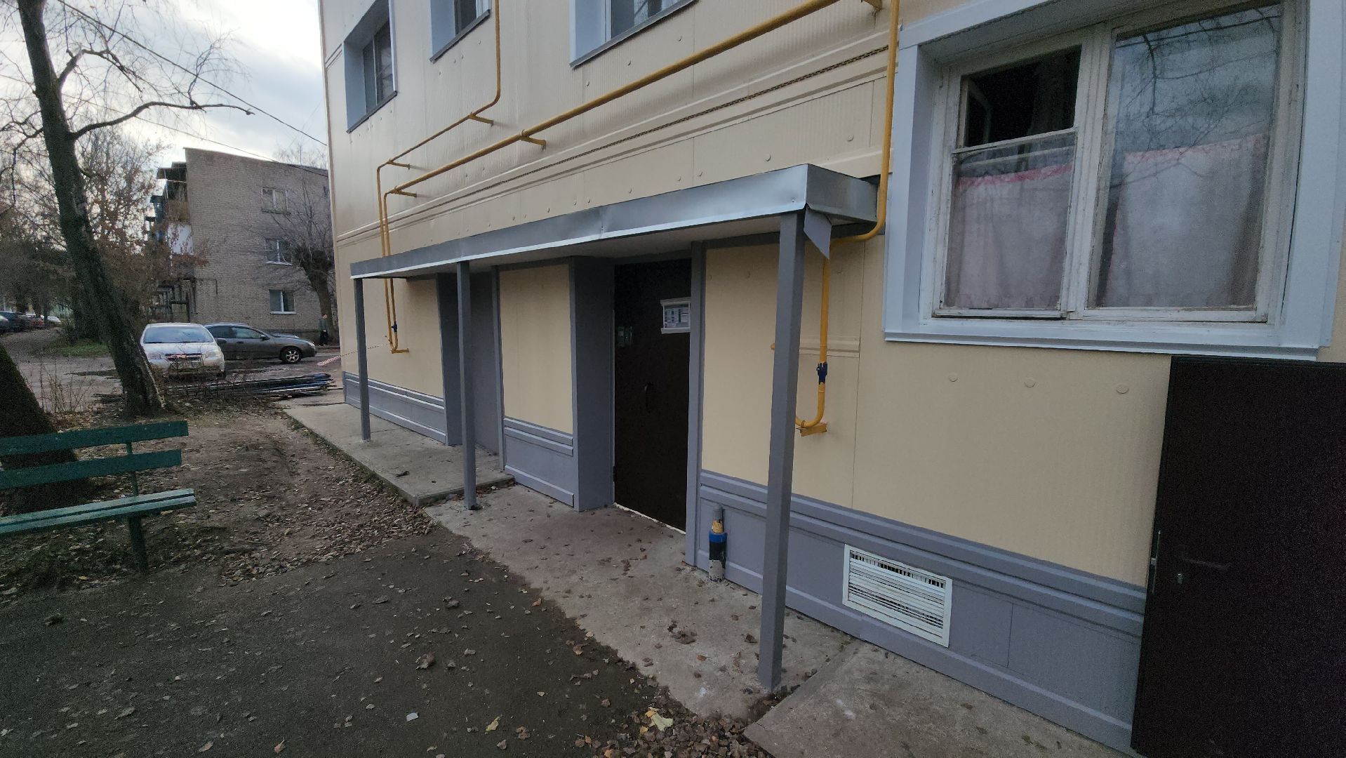 серпухов, поселок большевик, капитальный ремонт фасада,