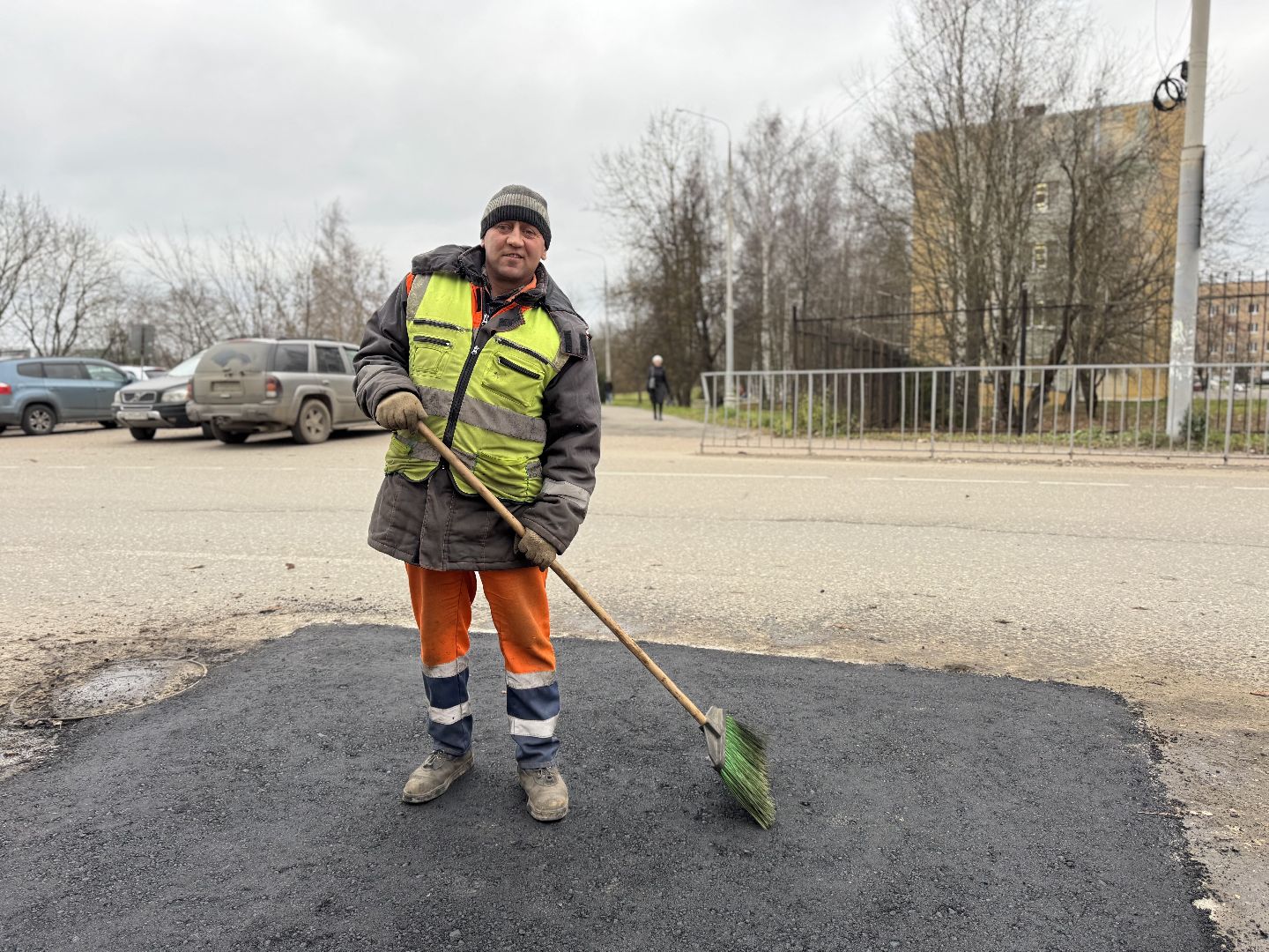 Сергиев Посад, улица Дружбы, ямочный ремон,