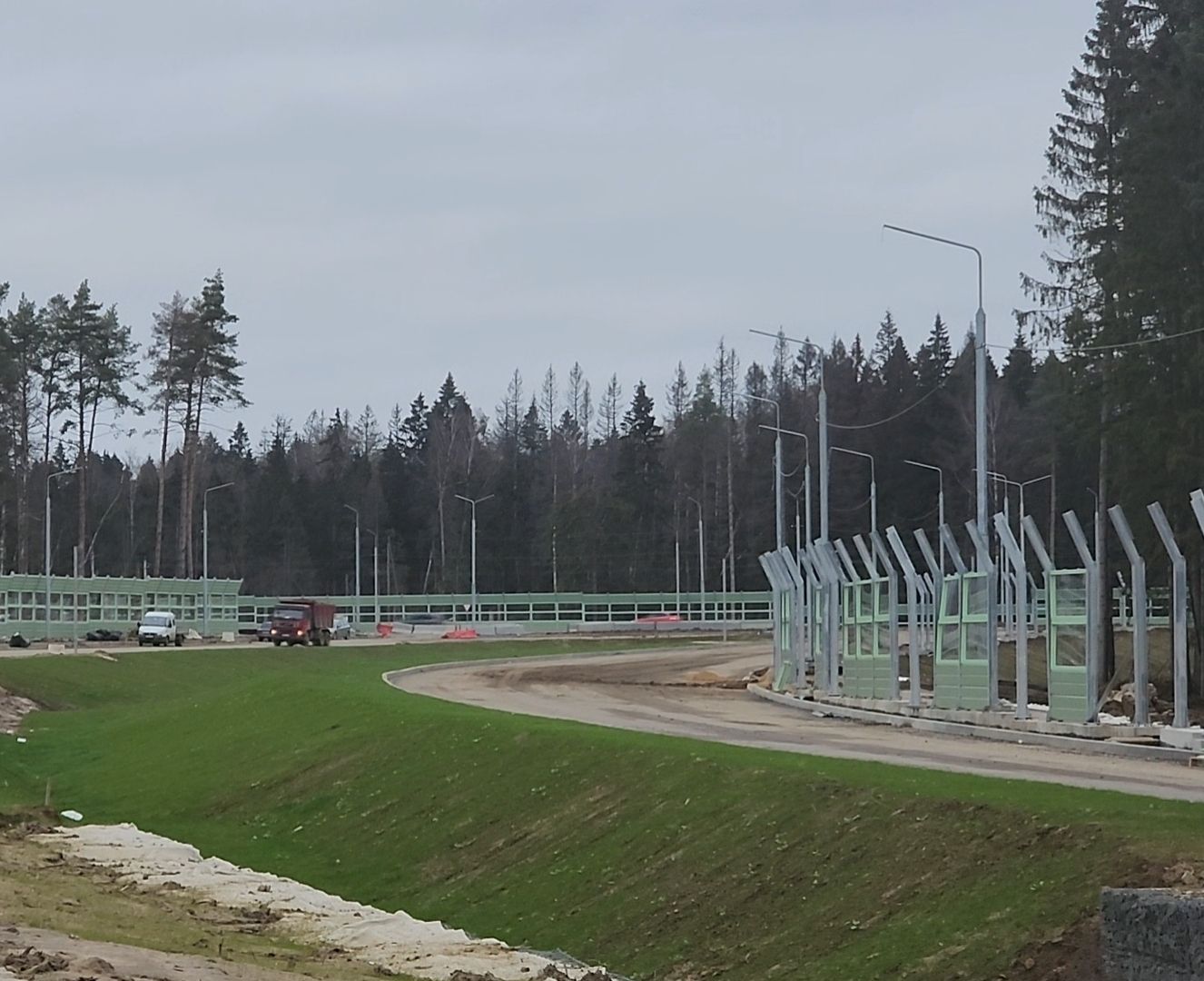 стройка, дорога, развязка, асфальт,