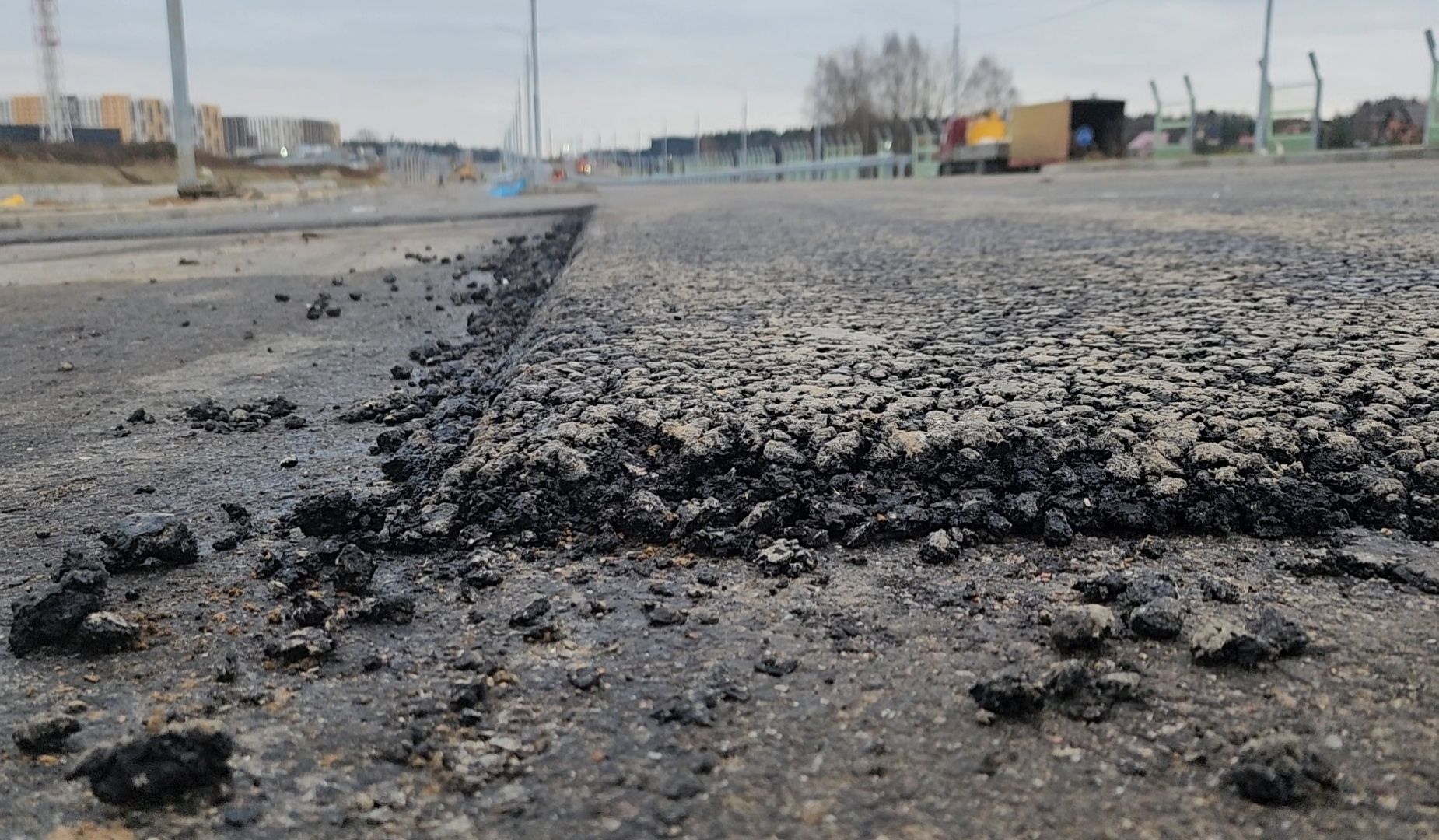 стройка, дорога, развязка, асфальт,