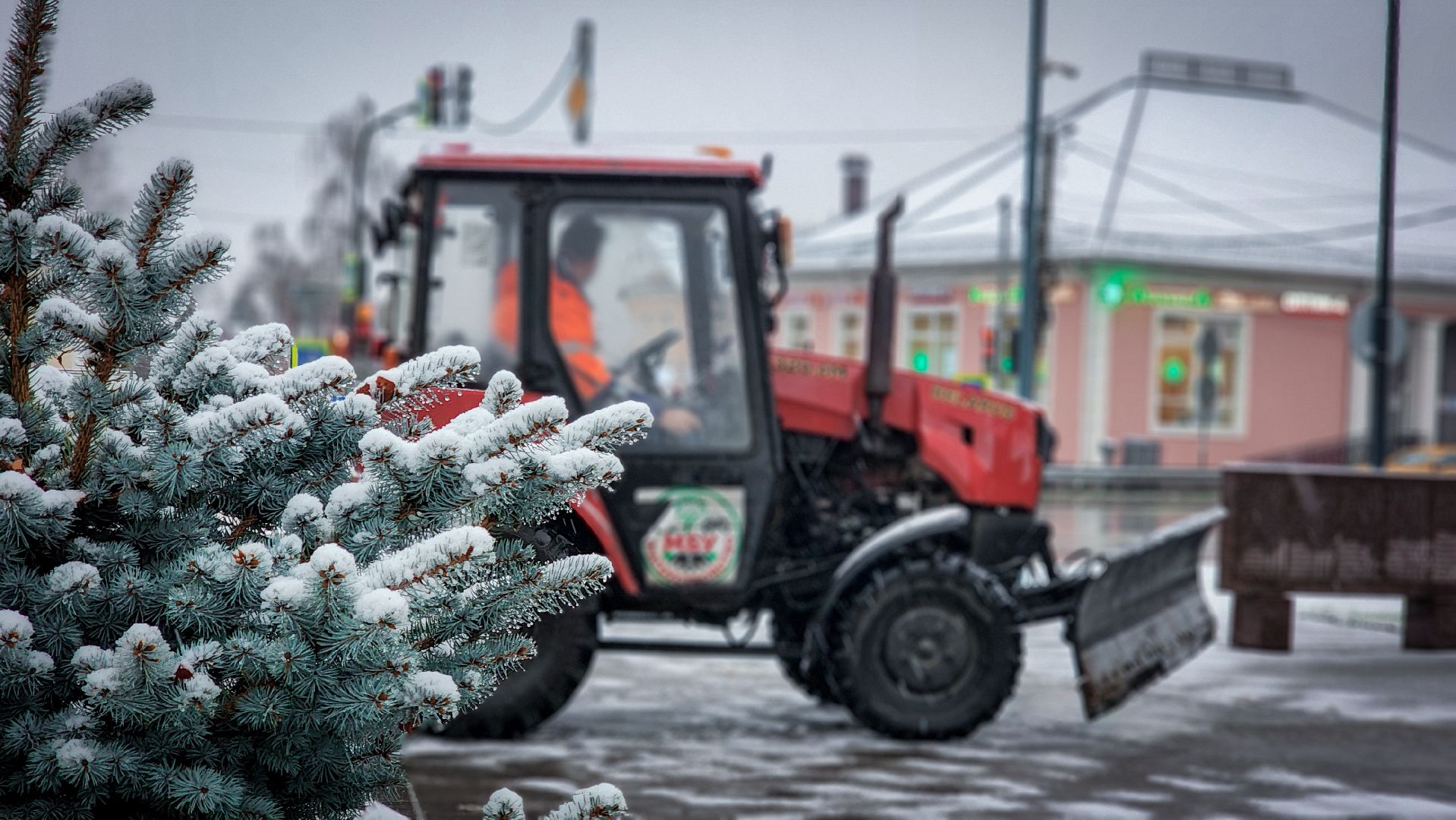 бронницы, уборка снега в бронницах, устранение последствий снегопада,