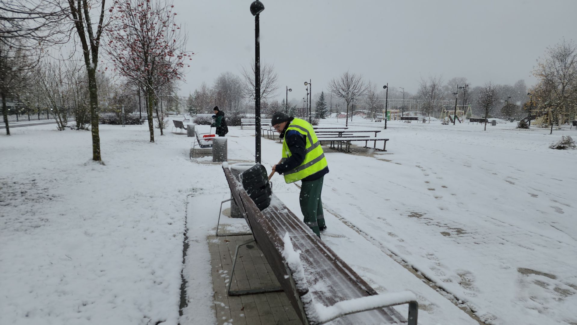 уборка снега, орехово-зуево, ликино-дулево,
