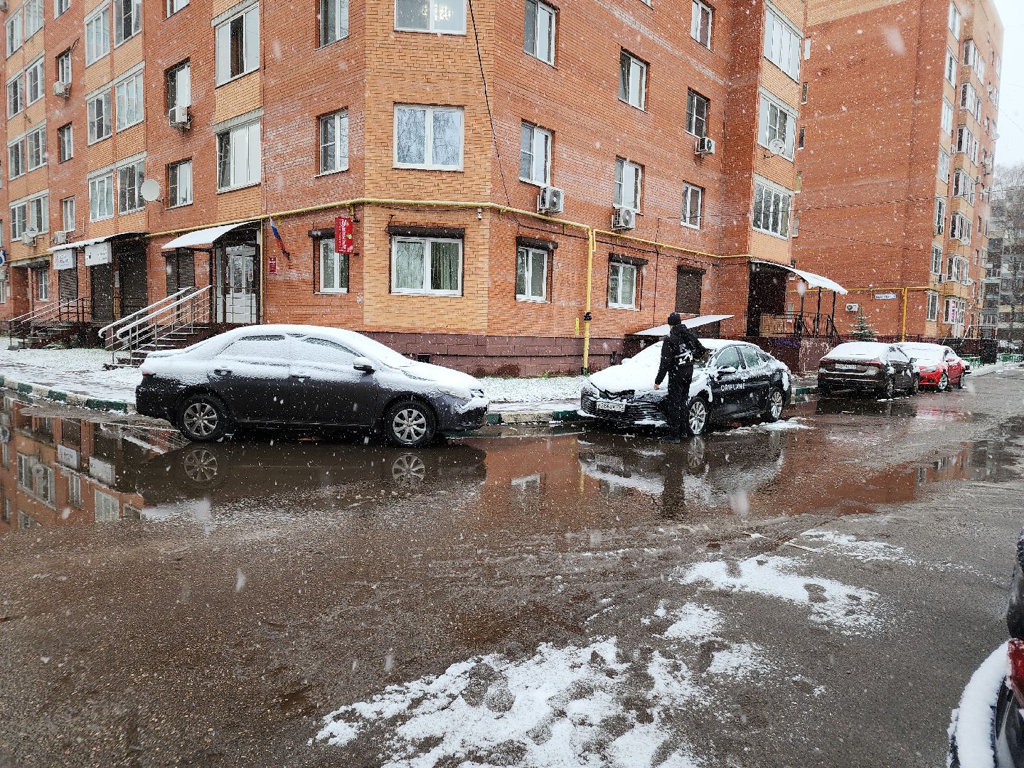 уборка снега, орехово-зуево, ликино-дулево,