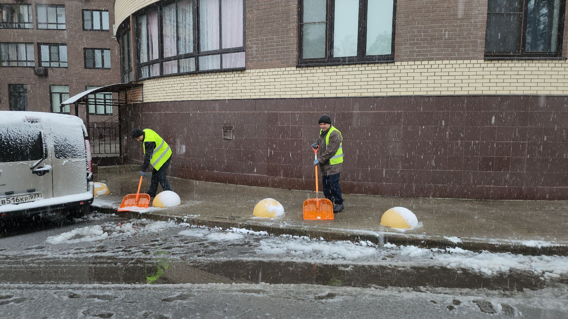 красногорск, первый снег,