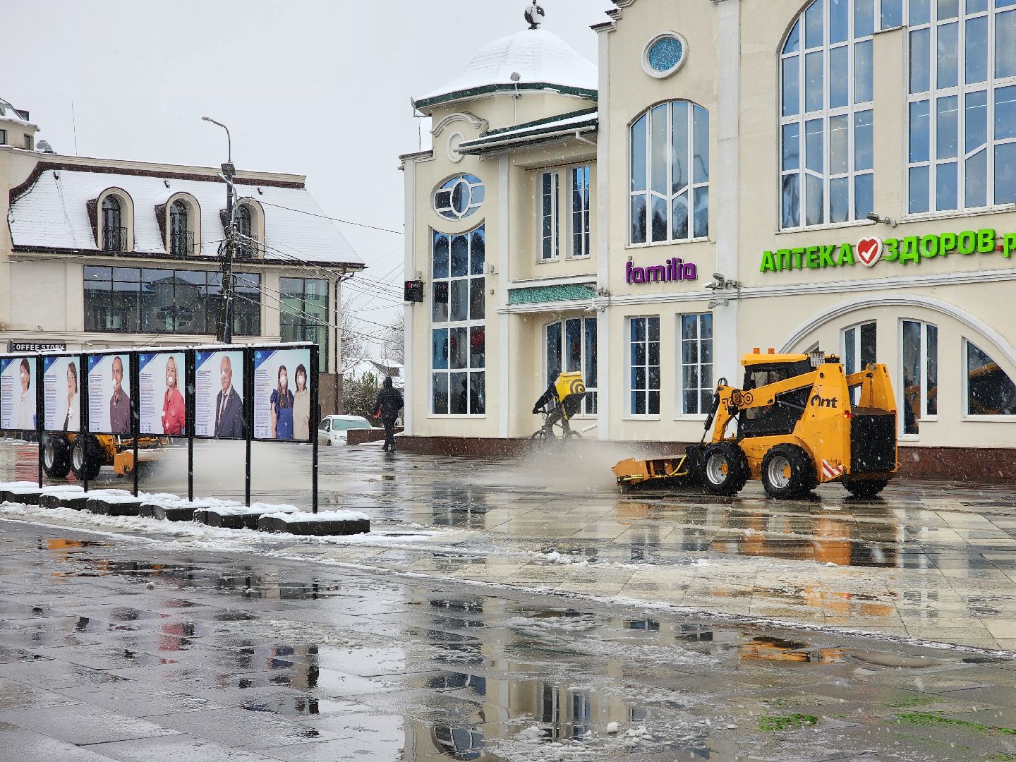 ногинск, жители,  снегопад, уборка снега, коммунальная служба, жкх,