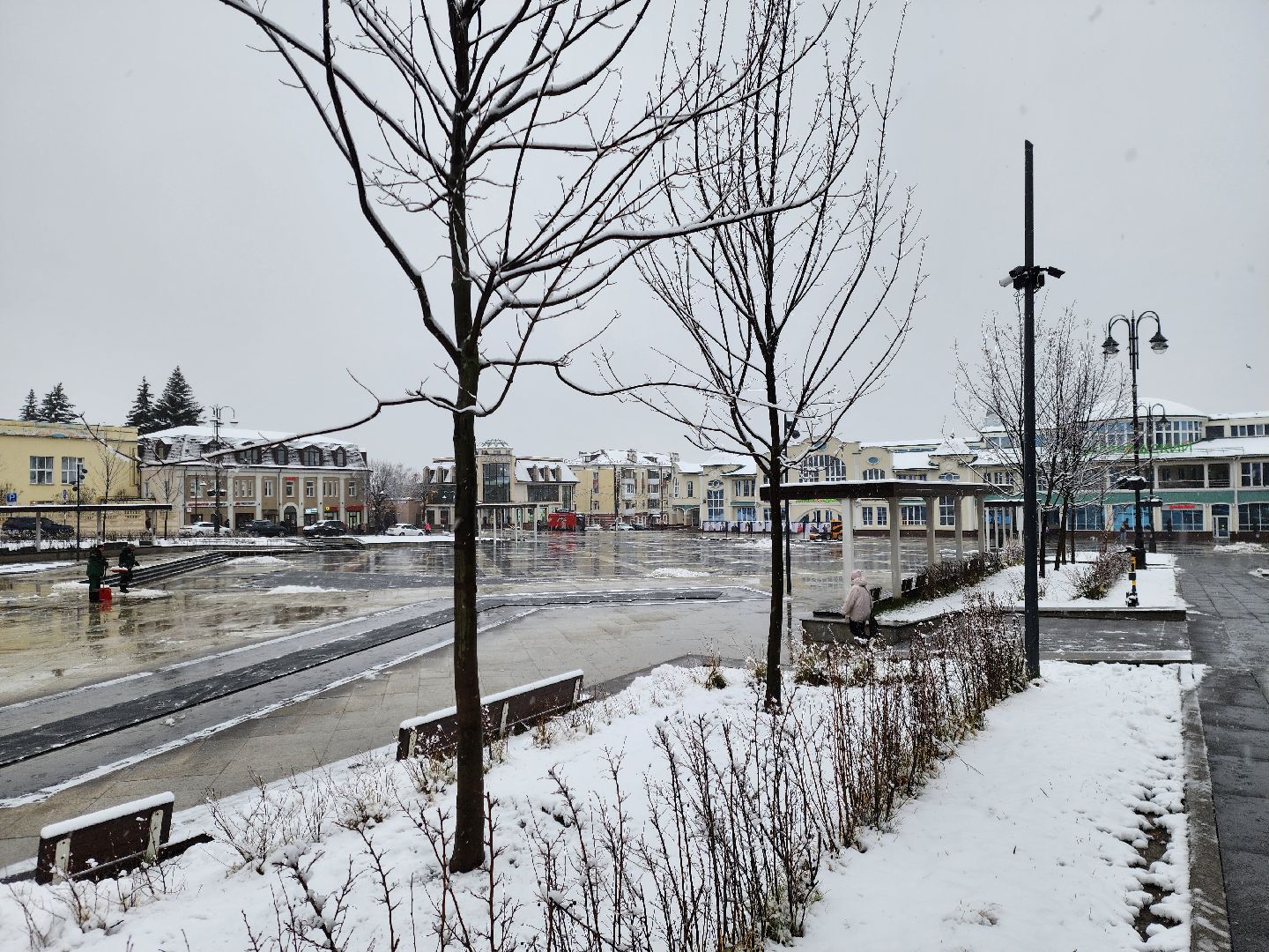 ногинск, жители,  снегопад, уборка снега, коммунальная служба, жкх,